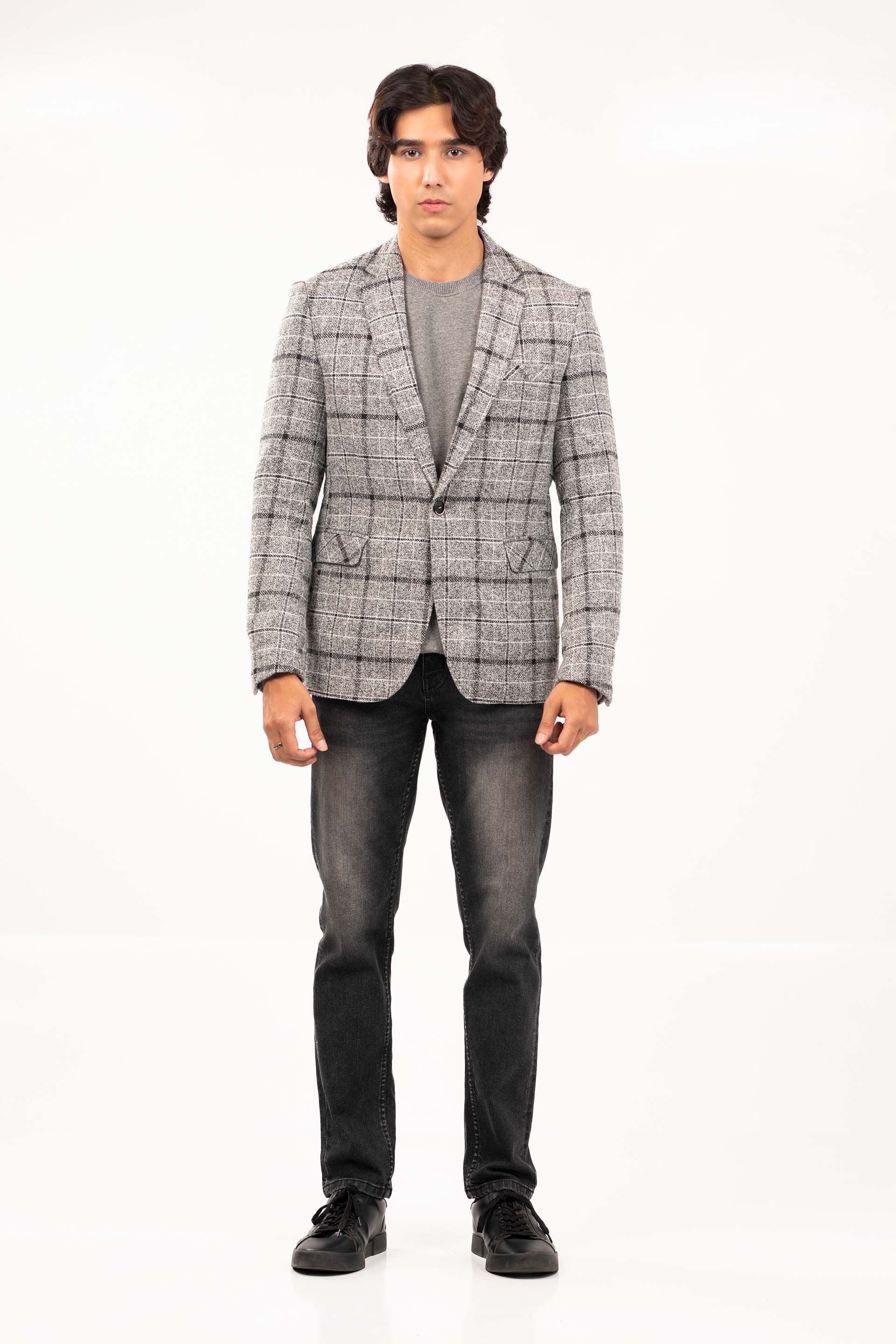 Check Blazer - Image 4