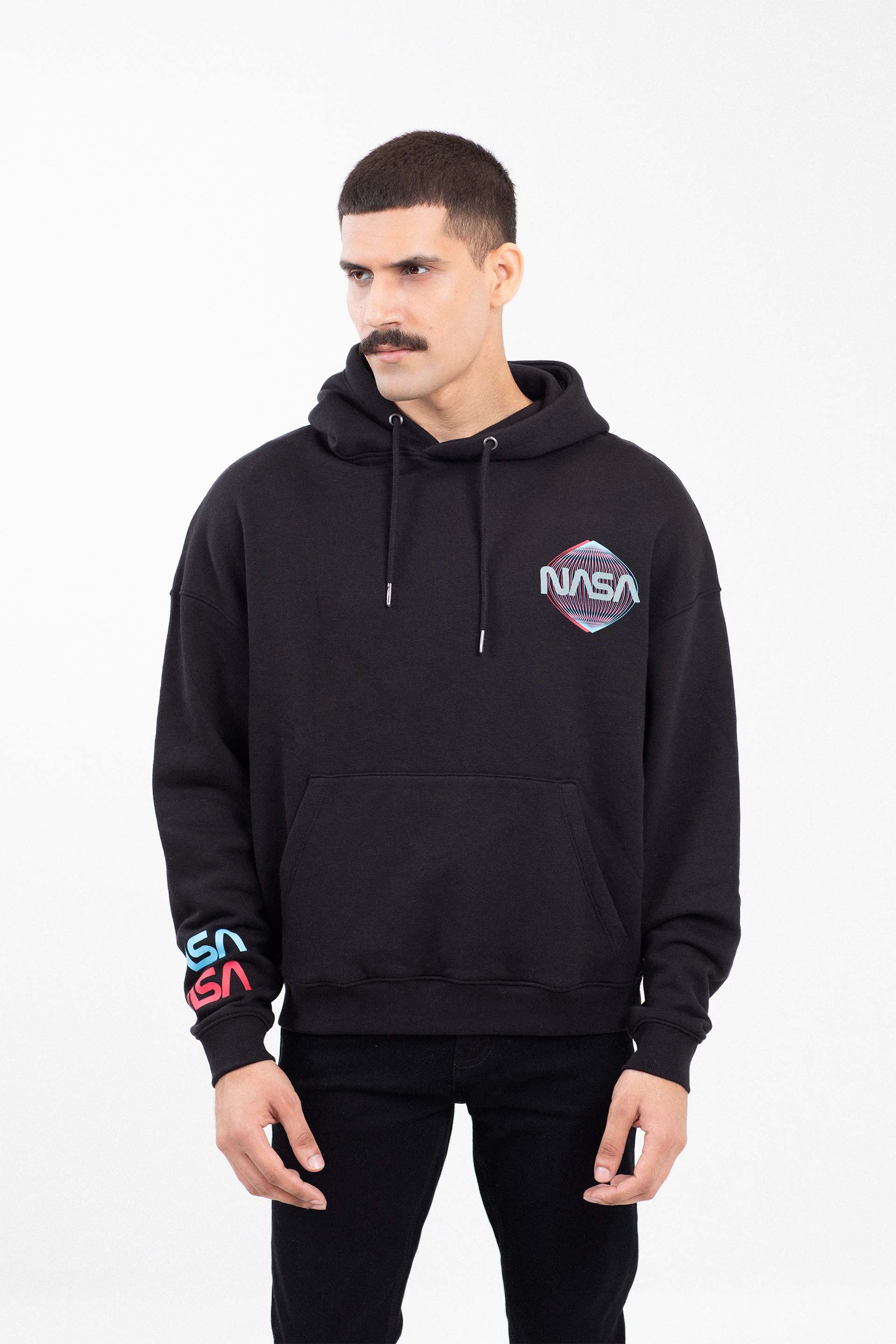 Drop Shuolder Baggy Hoodie