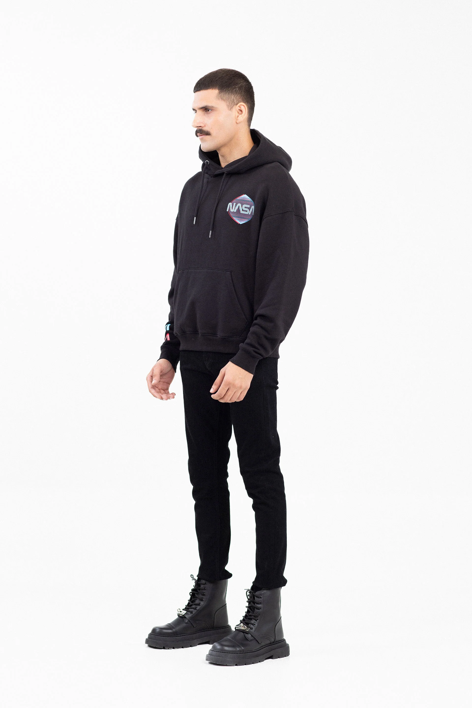 Drop Shuolder Baggy Hoodie - Image 5