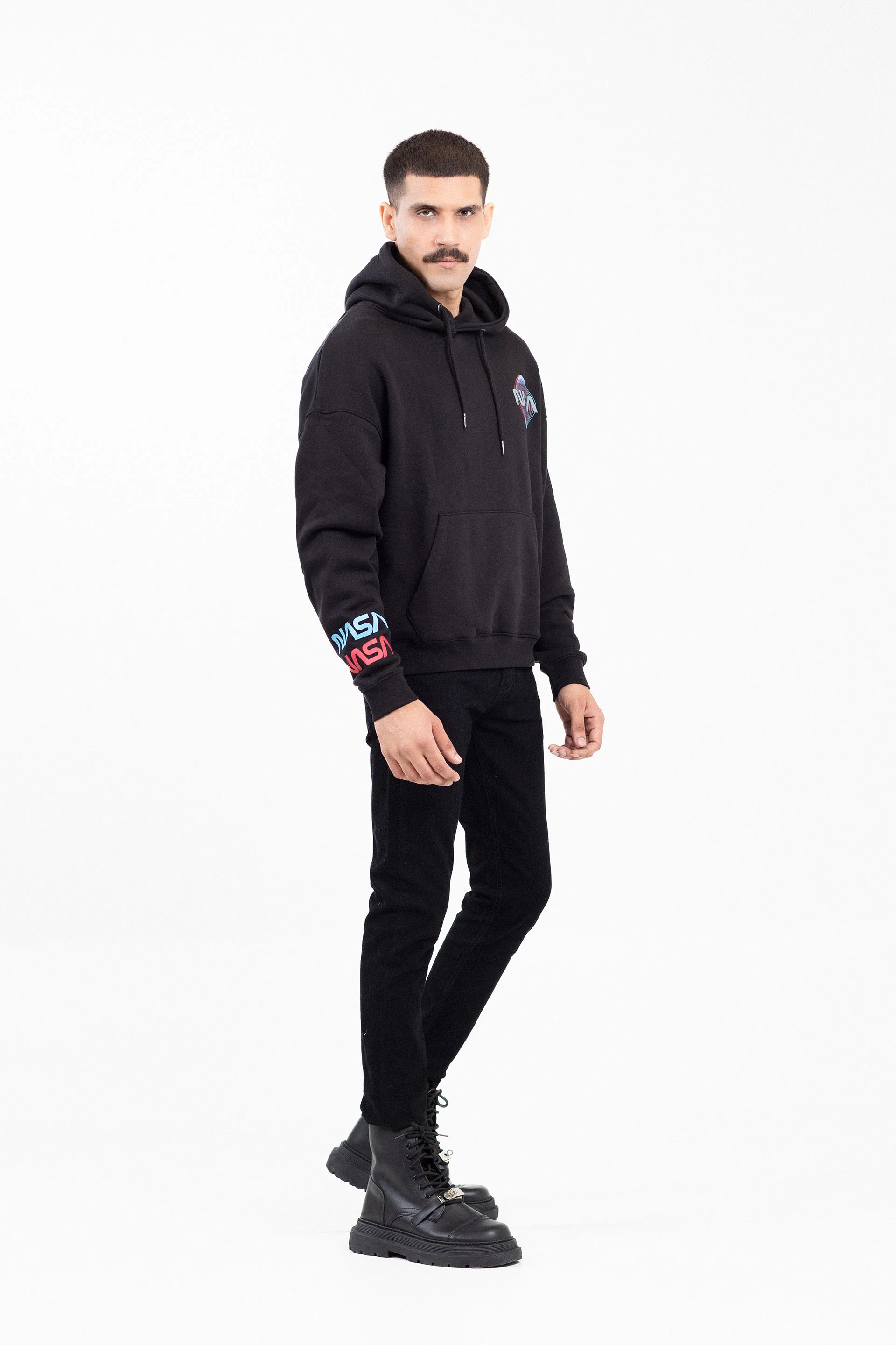 Drop Shuolder Baggy Hoodie - Image 6