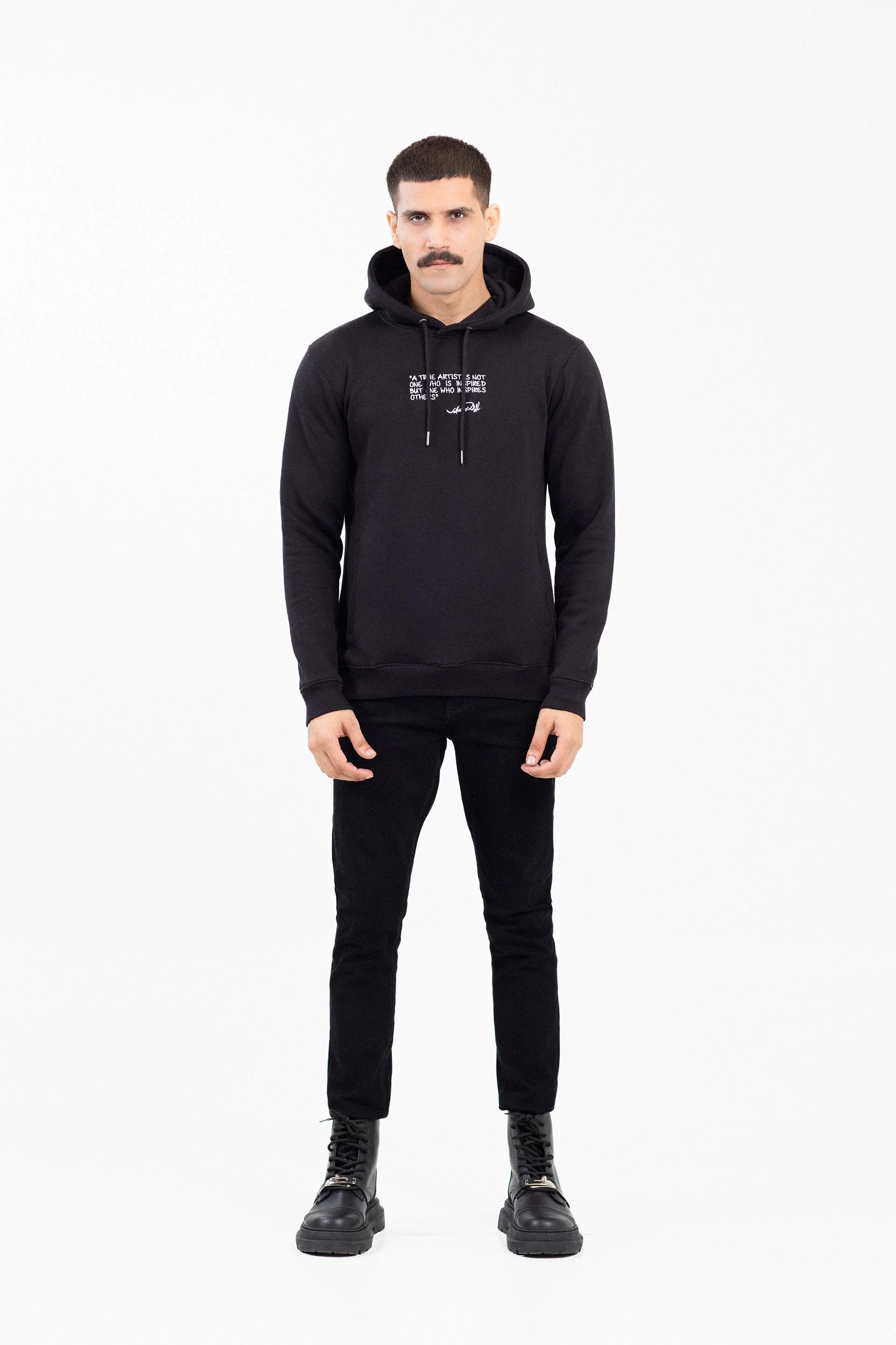 Embroidered Pullover Hoodie - Image 2