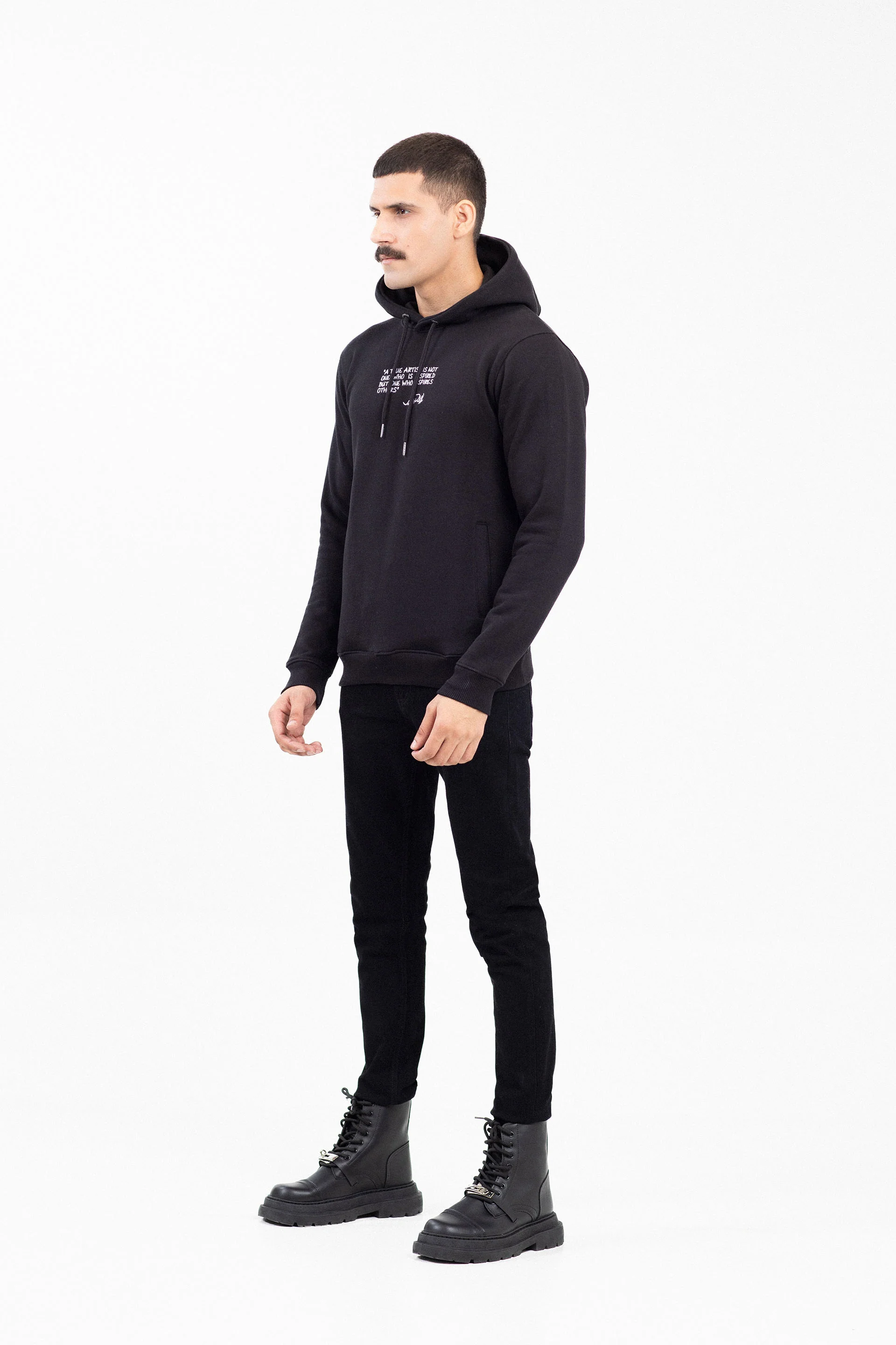 Embroidered Pullover Hoodie - Image 3