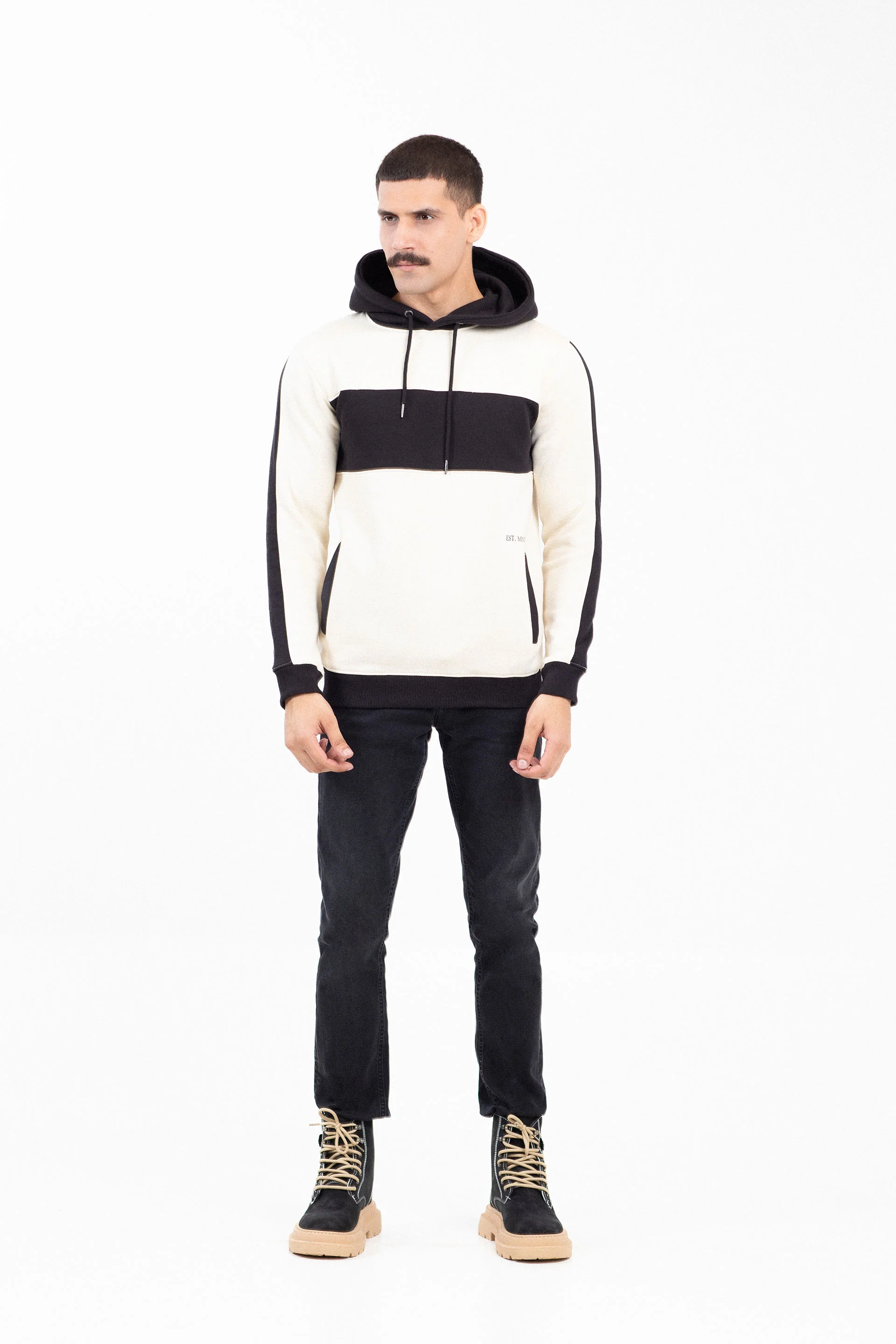 Panel Pullover Hoodie - Image 3