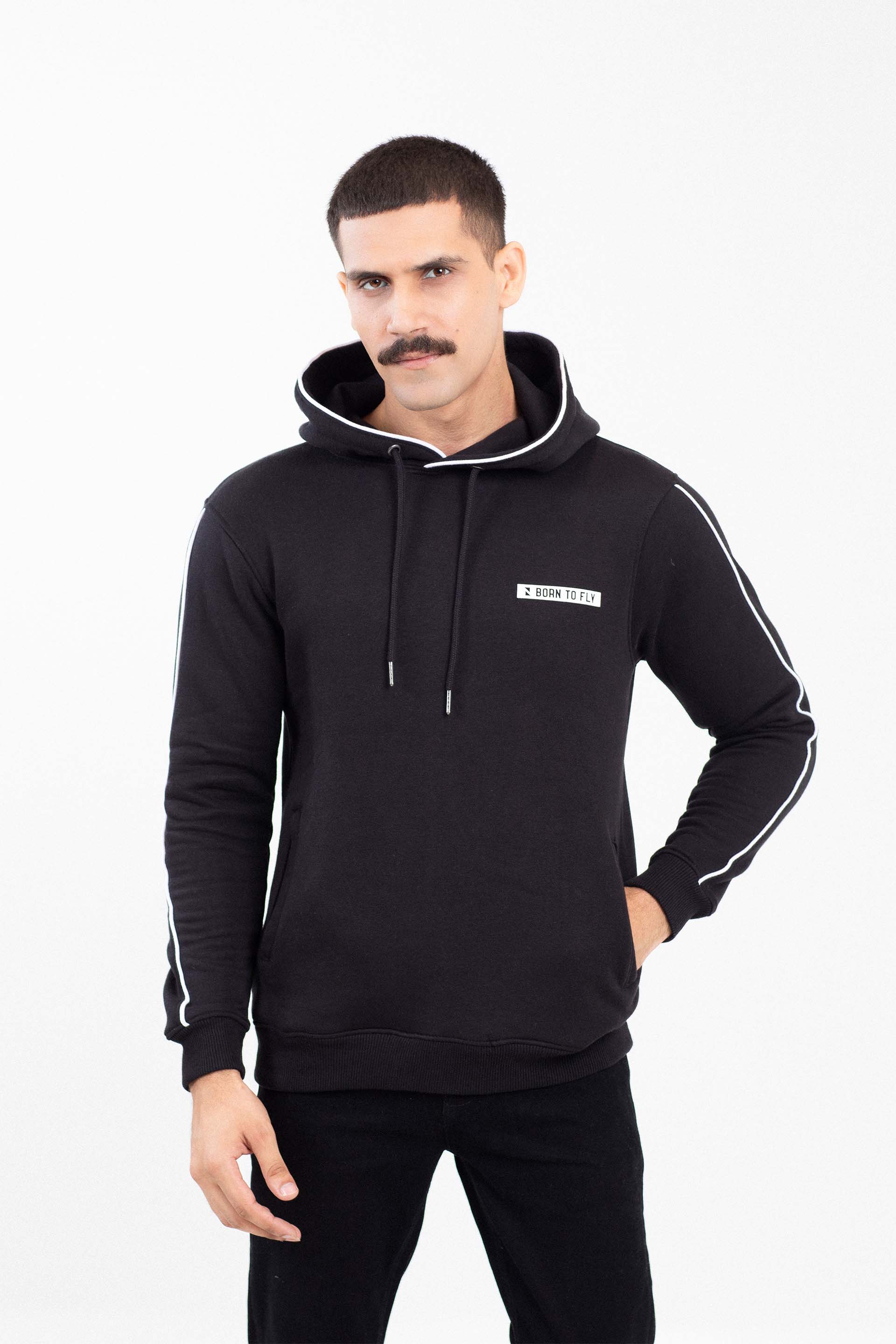 Piping Pullover Hoodie - Image 2