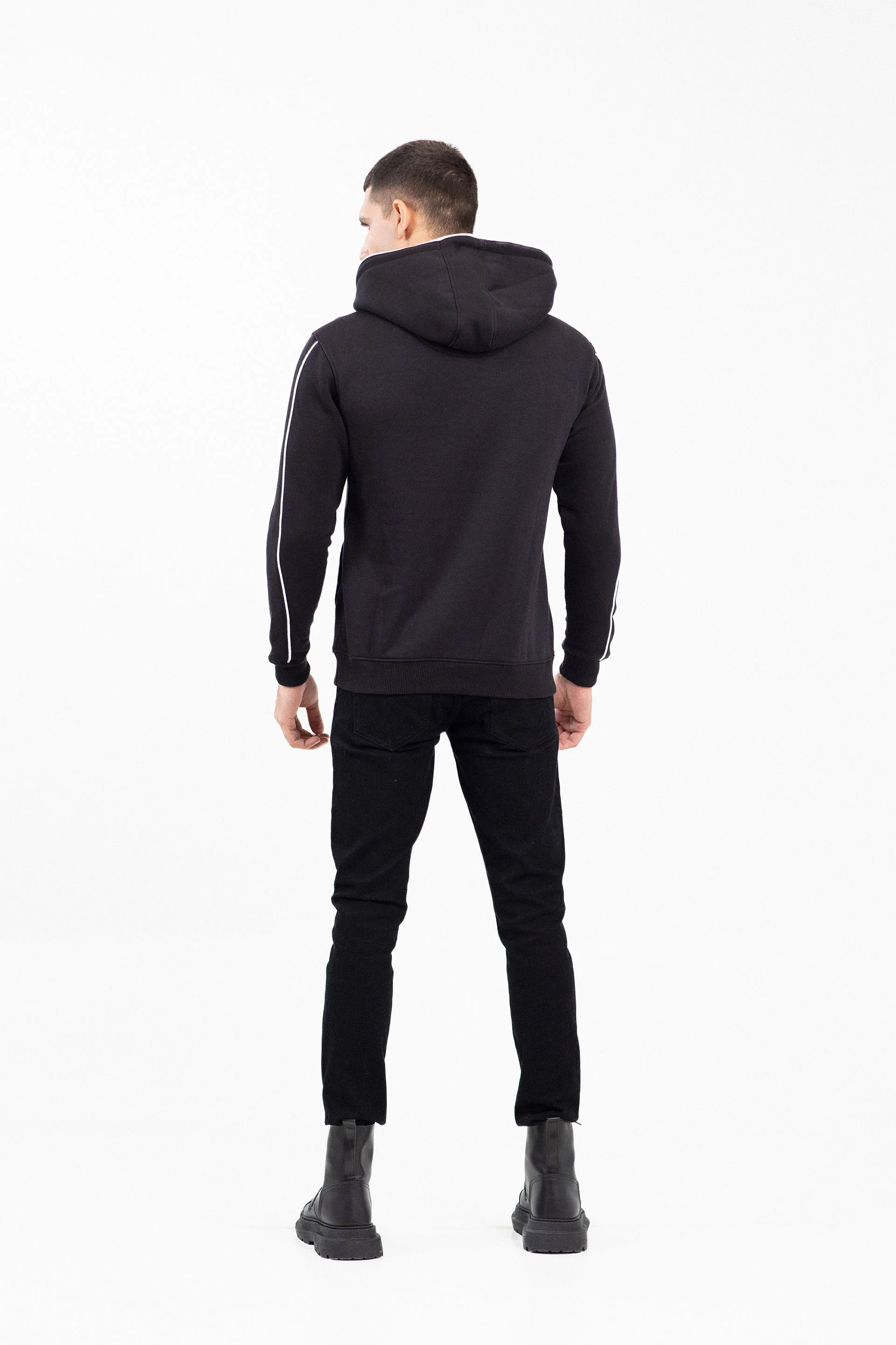 Piping Pullover Hoodie - Image 5