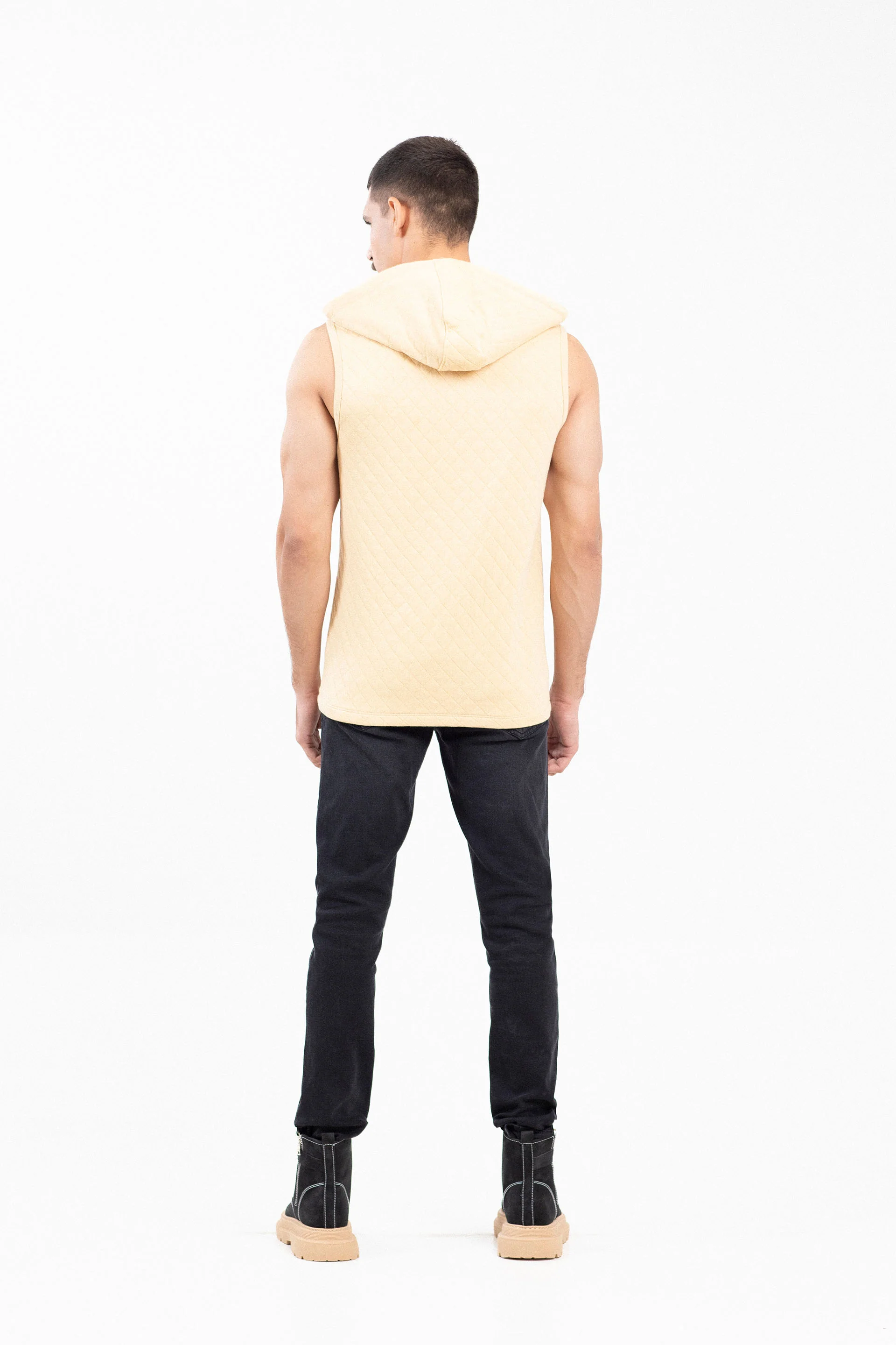 Sleeveless Zipper hoodie - Image 4