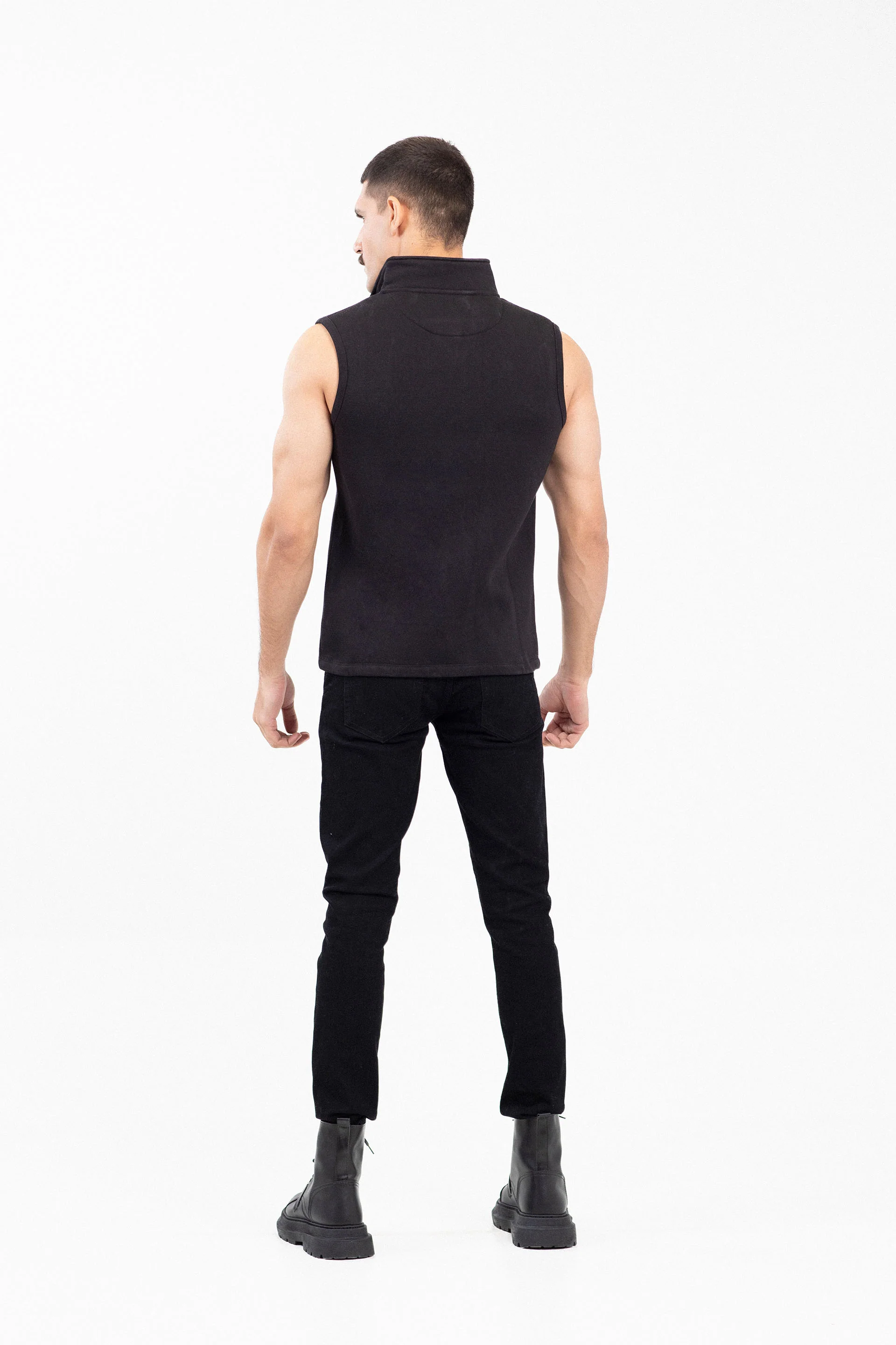 Sleeveless Mockneck Zipper - Image 4