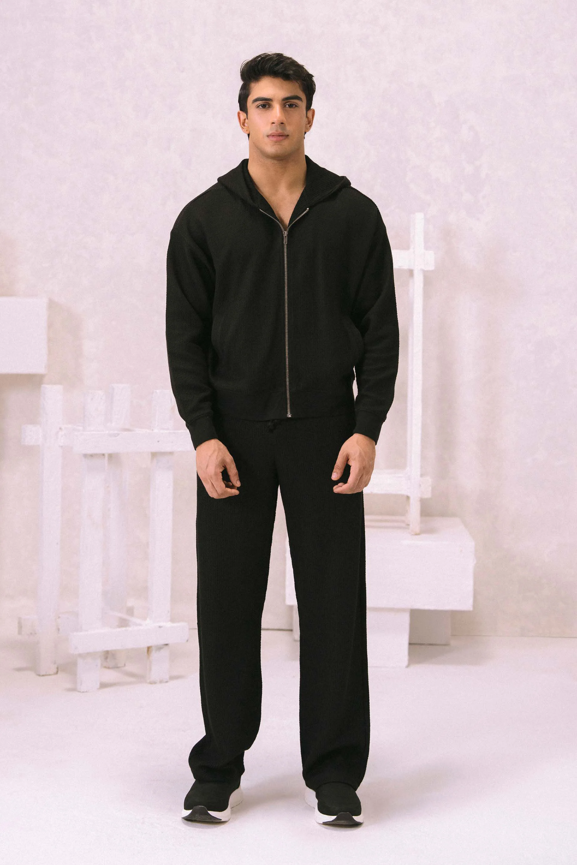 Corded Interlock Hoodie - Image 3