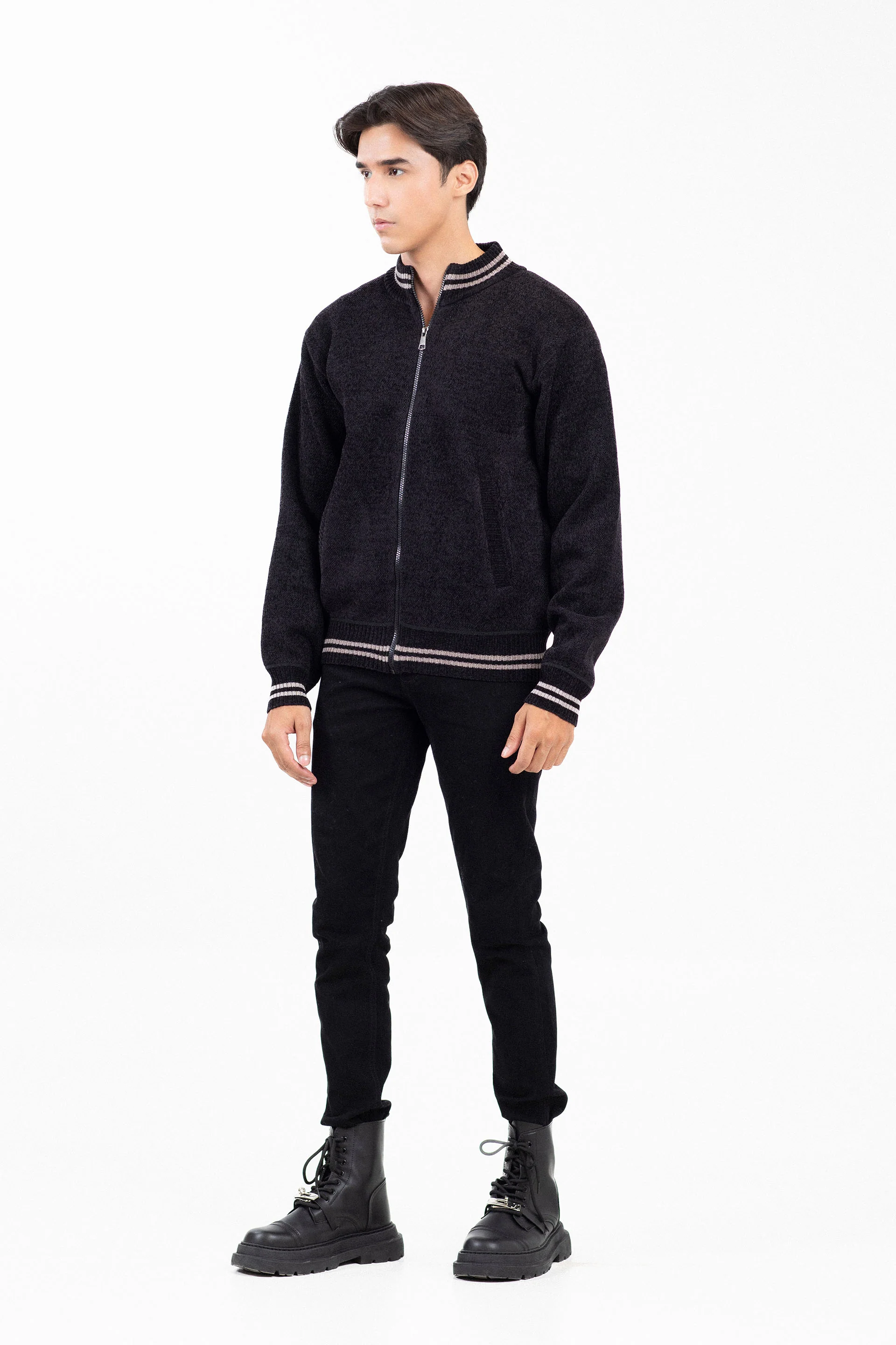 Full Zipper Sweater - Image 4
