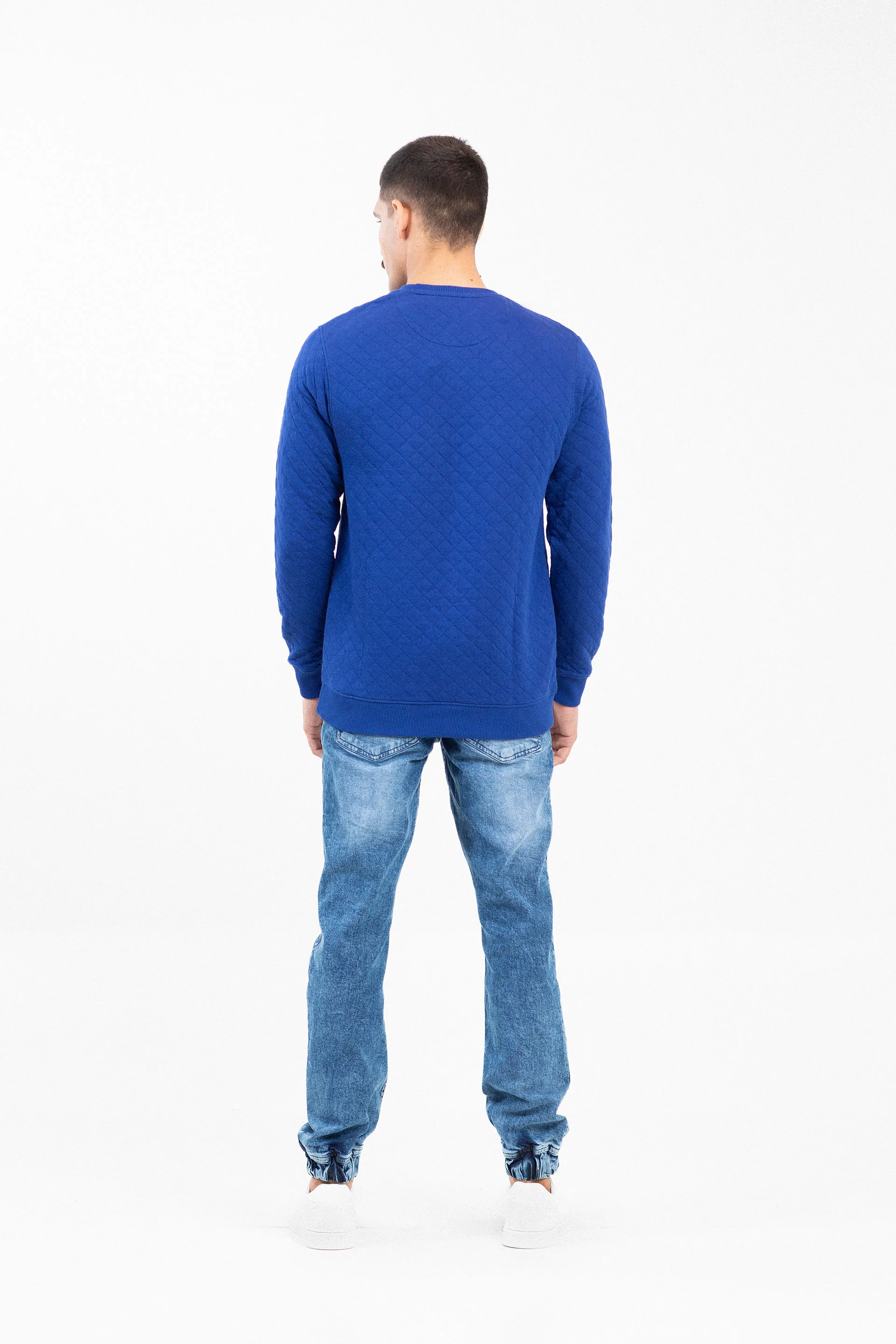 Basic Textured Sweatshirt - Image 4