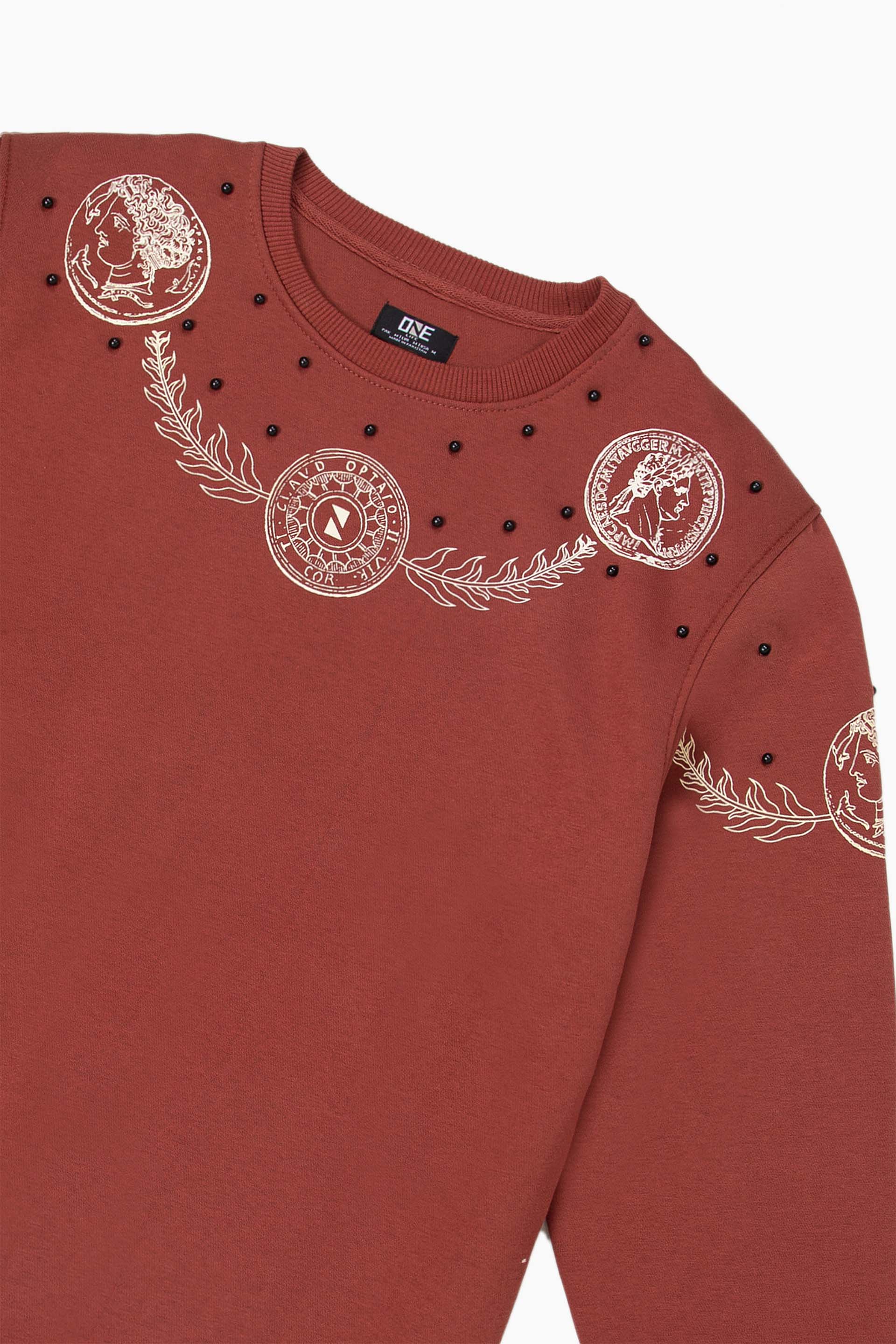 Embellished Graphic Sweatshirt - Image 2