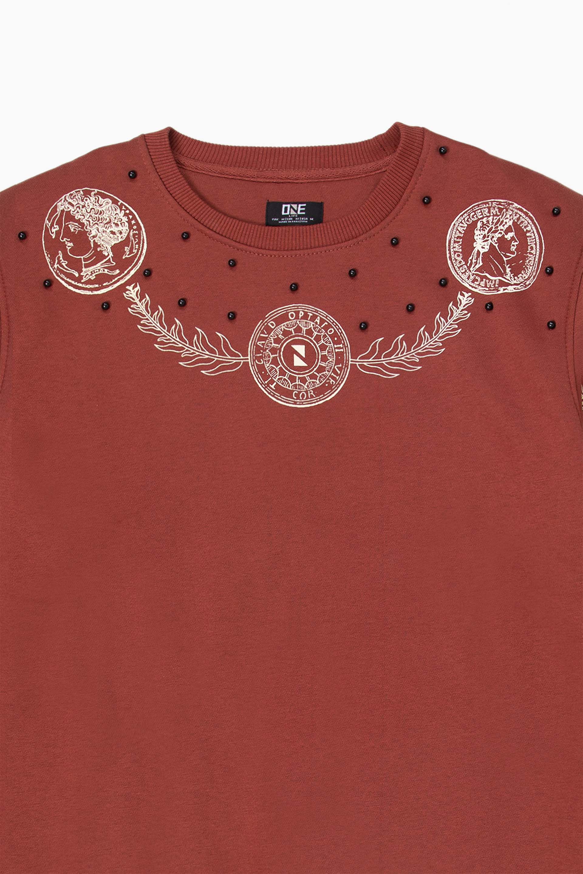 Embellished Graphic Sweatshirt - Image 3