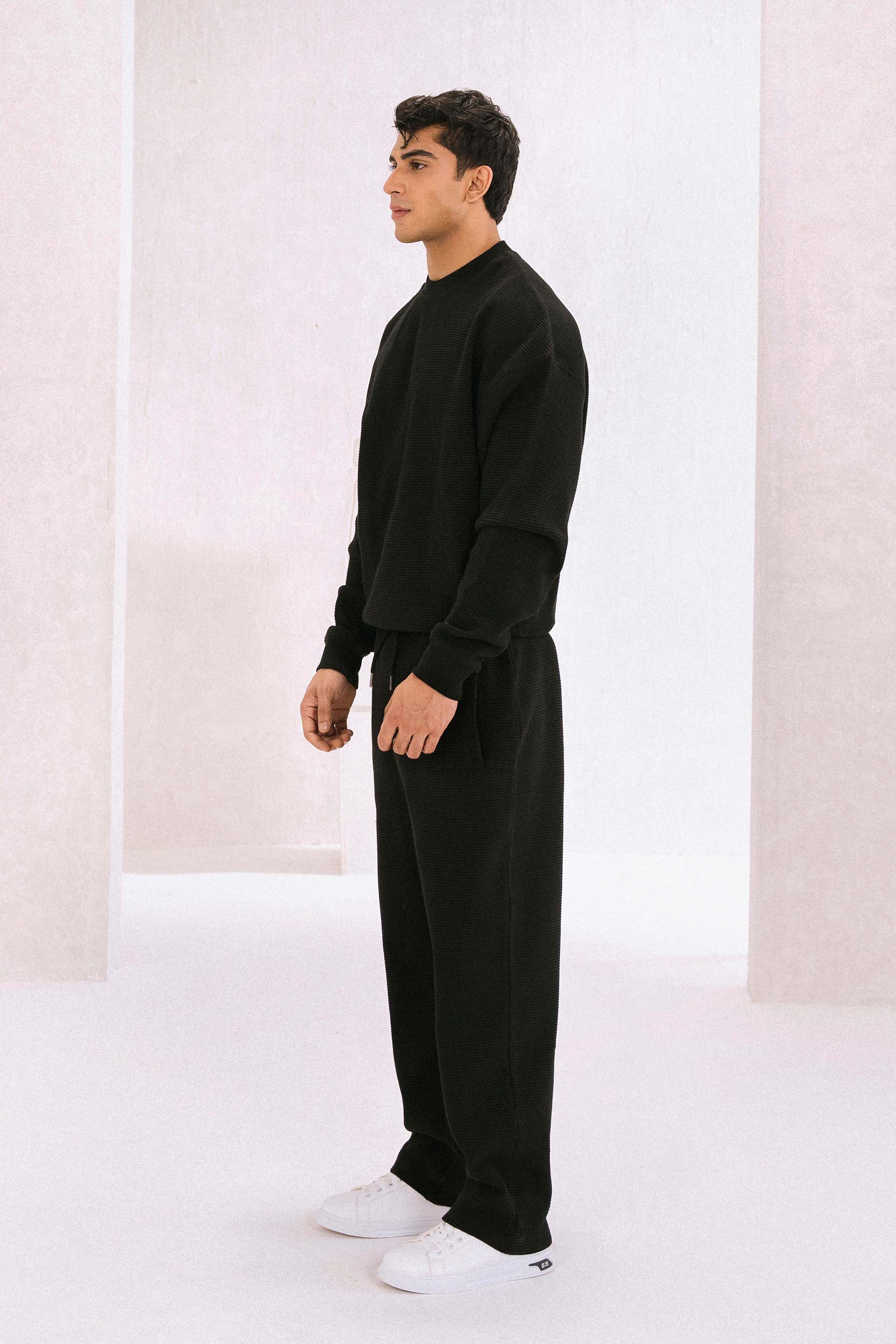 Thermal Waffle Sweatshirt - Image 3