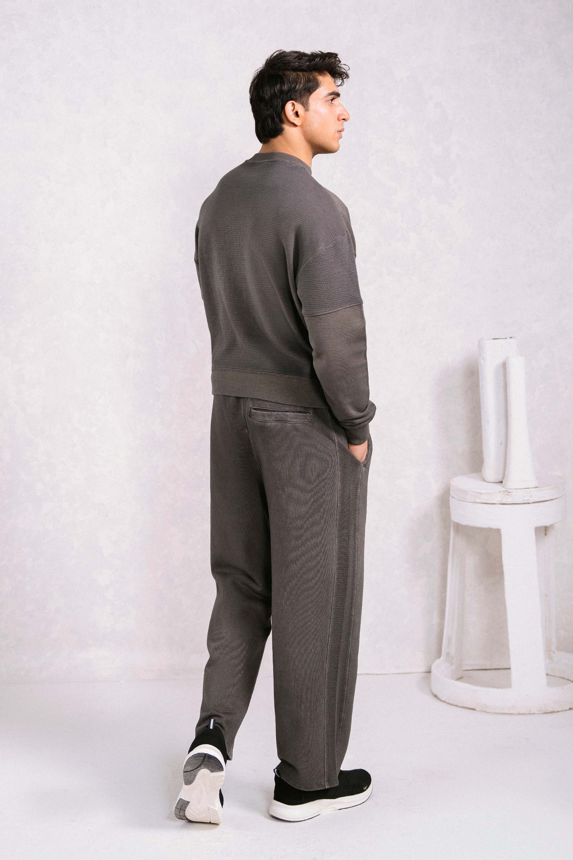 Contrasting Panel Sweatshirt - Image 3