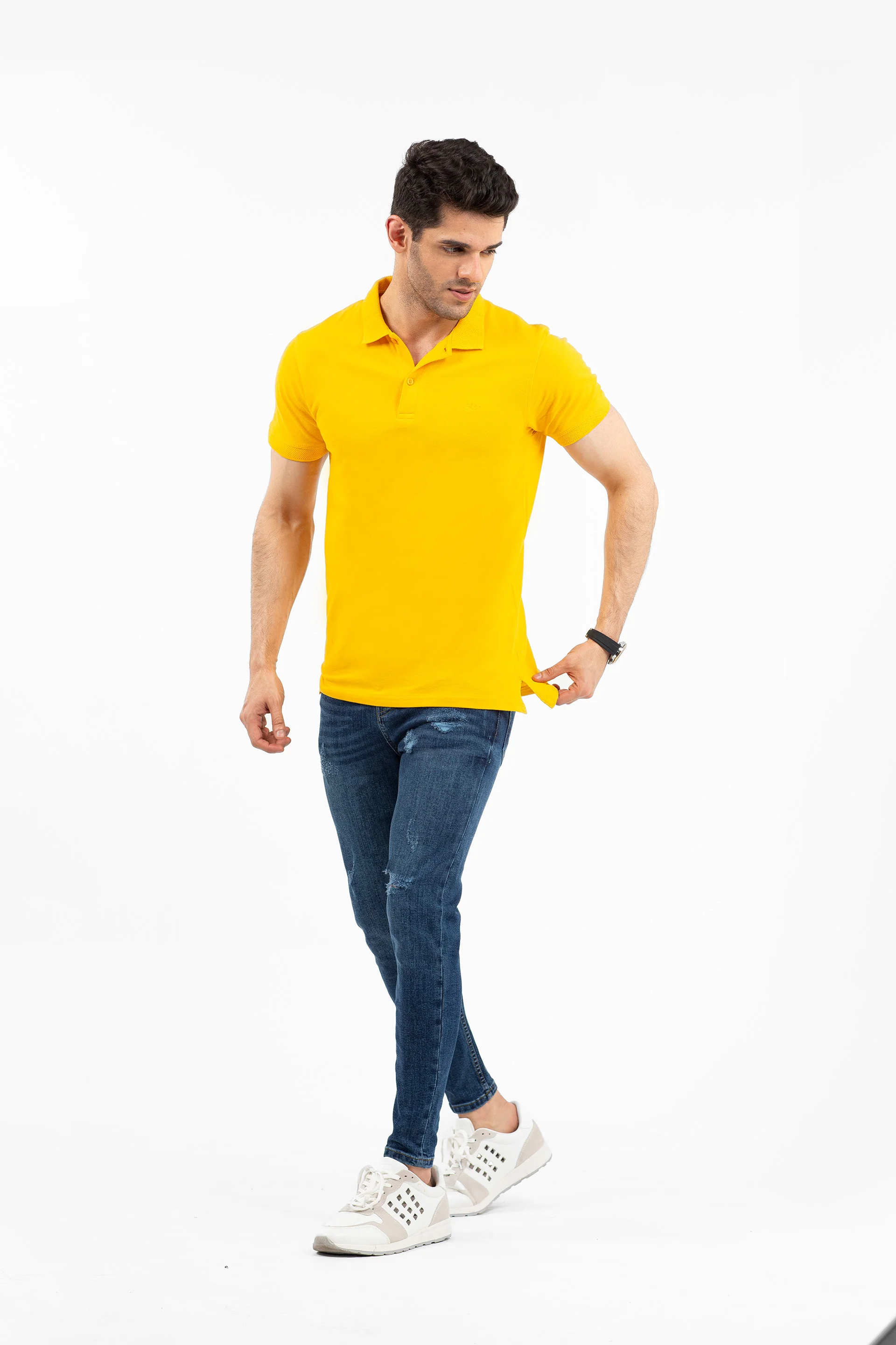 Jacquar Collar Mustard - Image 3