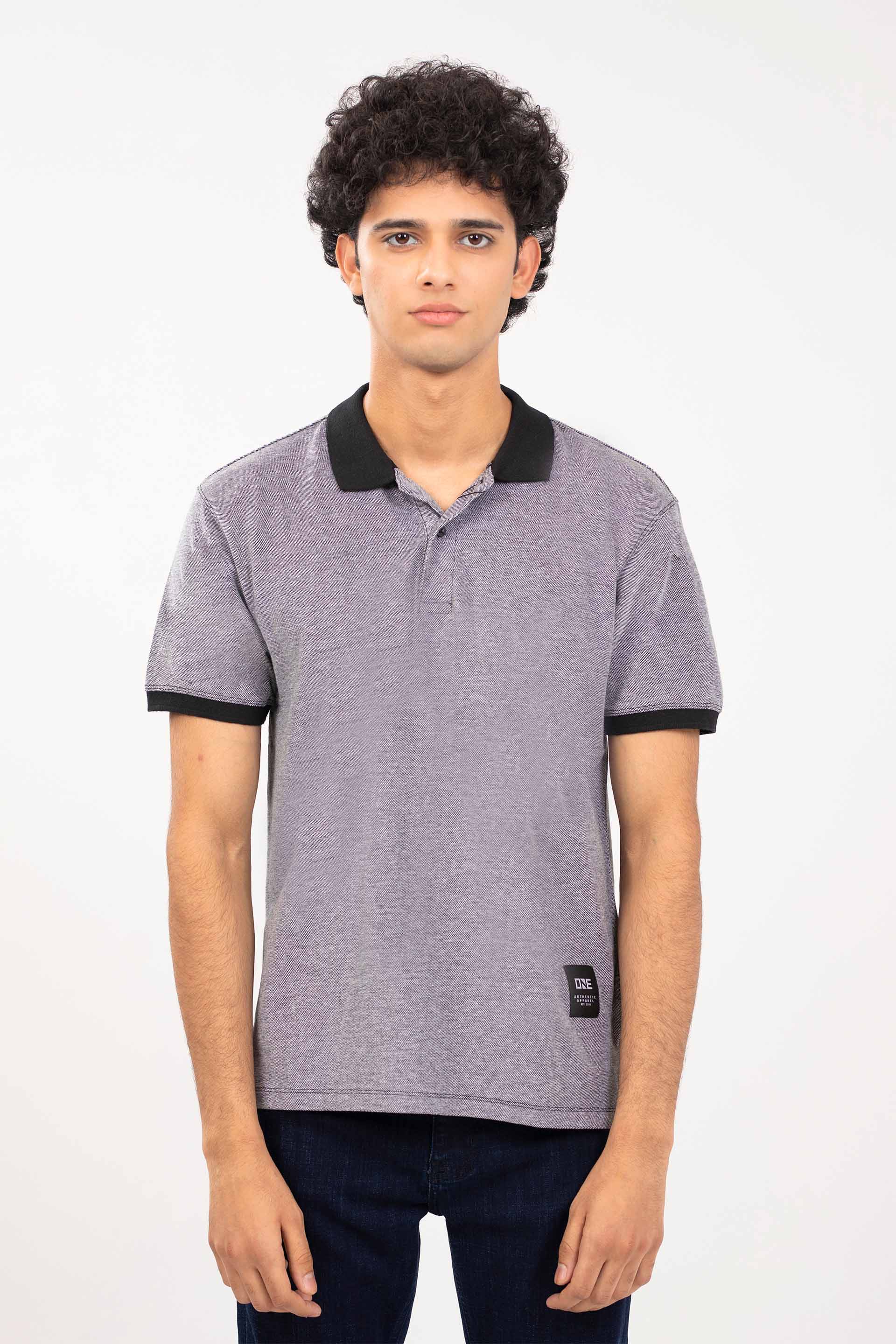 Textured Comfort Polo - Image 2
