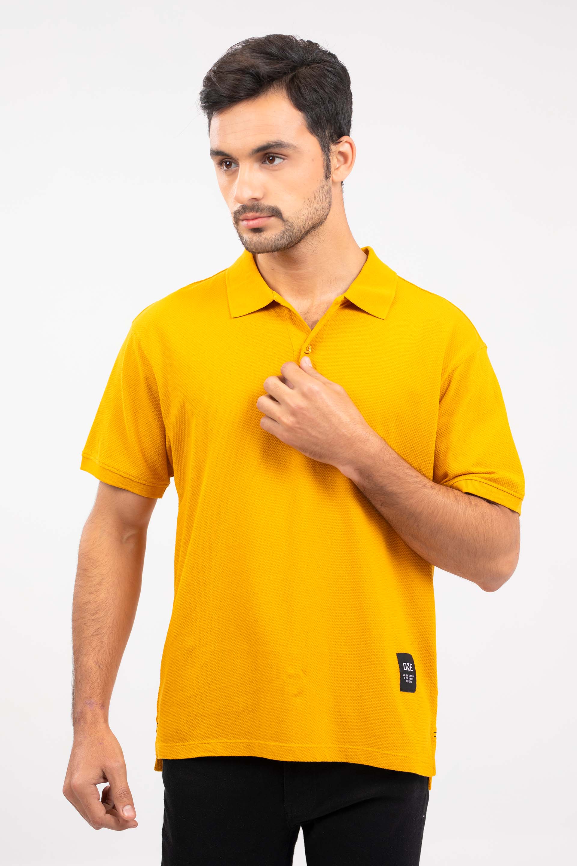 Textured Comfort Polo - Image 2