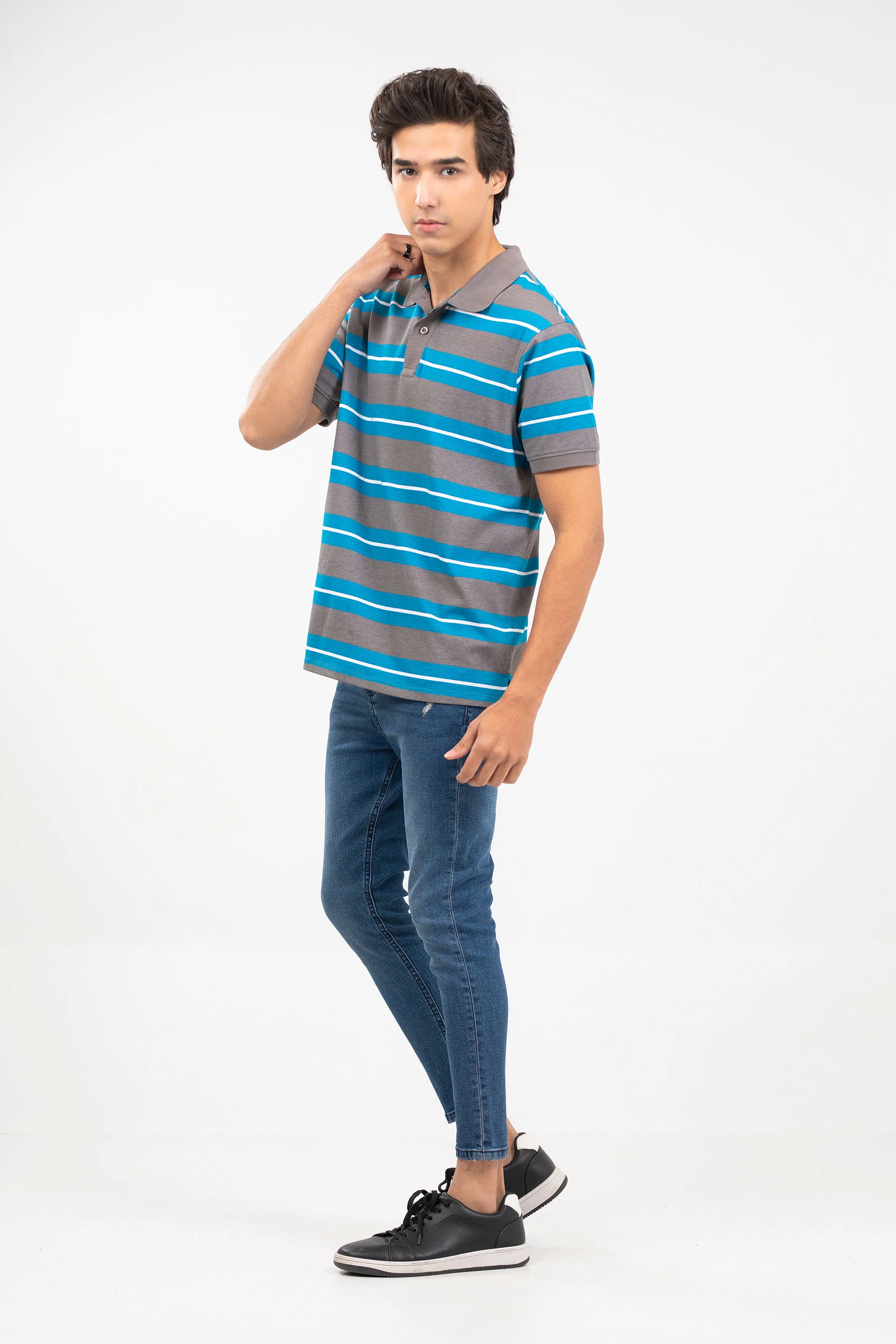 Comfort Stripe Polo - Image 3