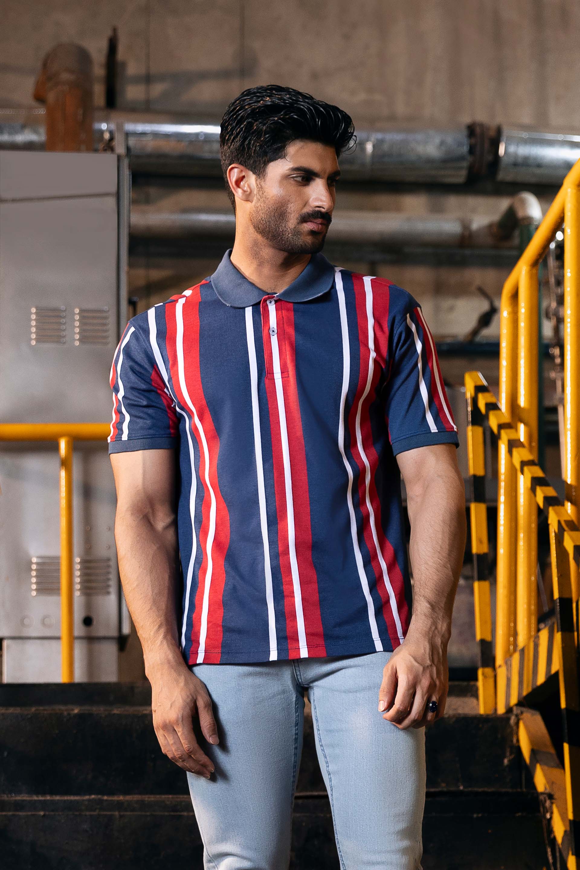 Comfort Stripe Polo - Image 2