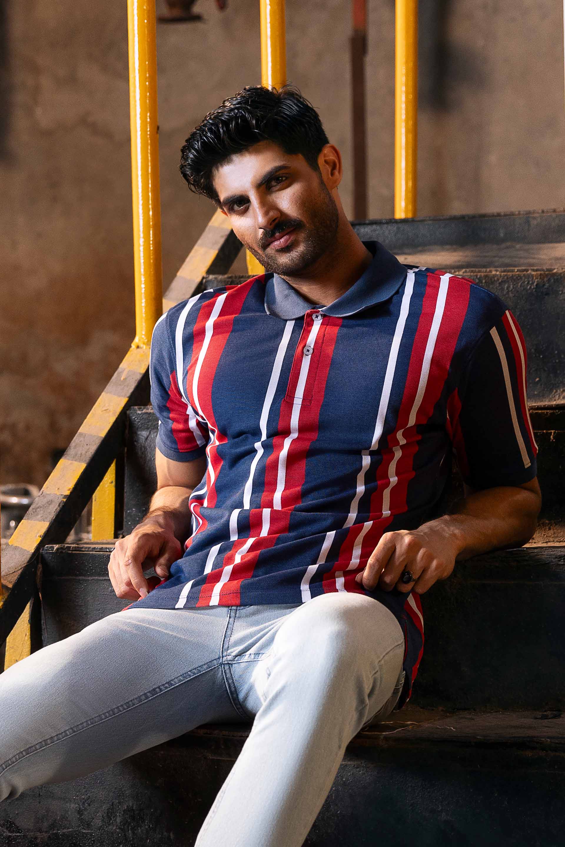 Comfort Stripe Polo - Image 6