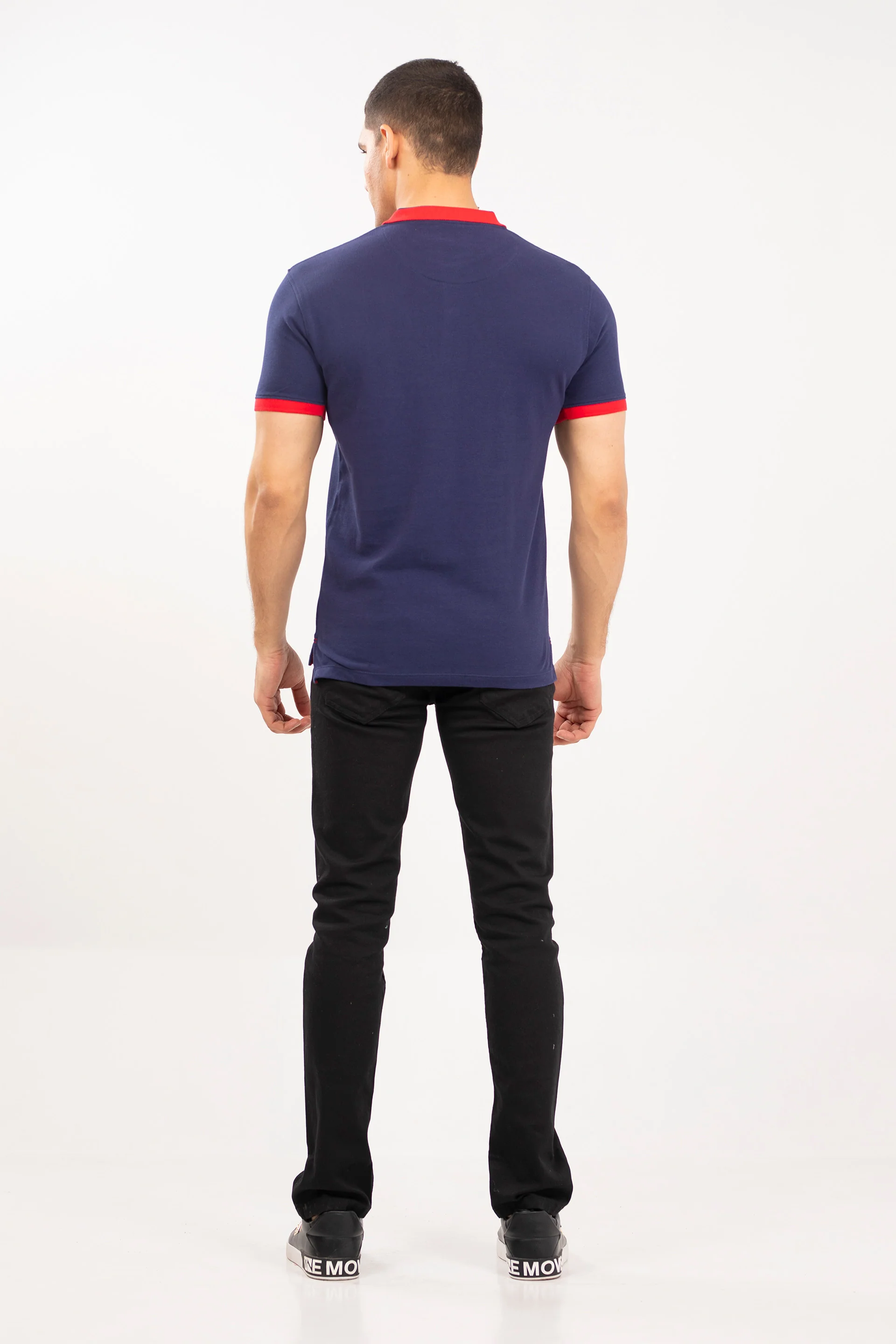 Contrasting Collar Polo - Image 4