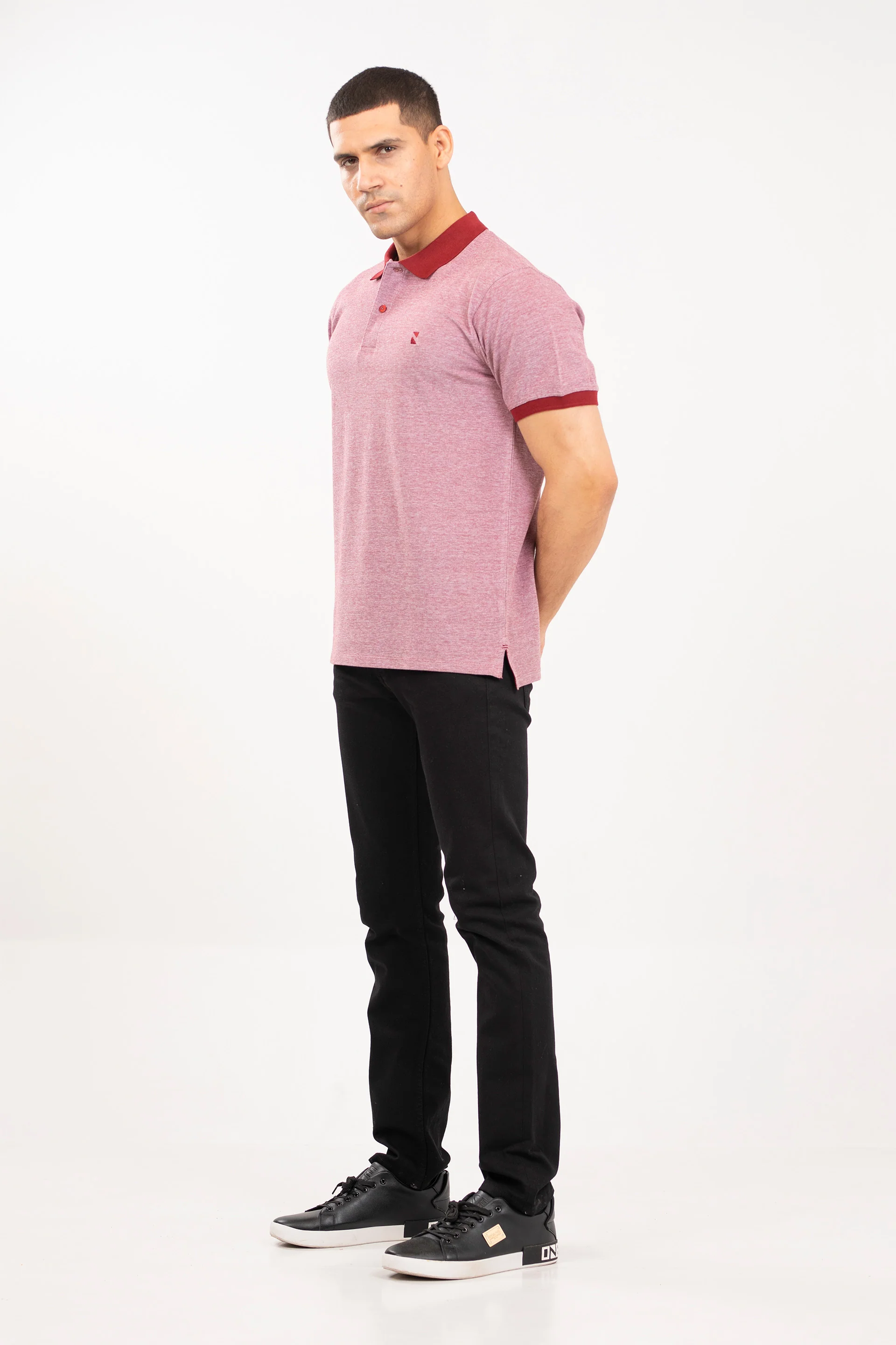 Textured Comfort Polo - Image 4