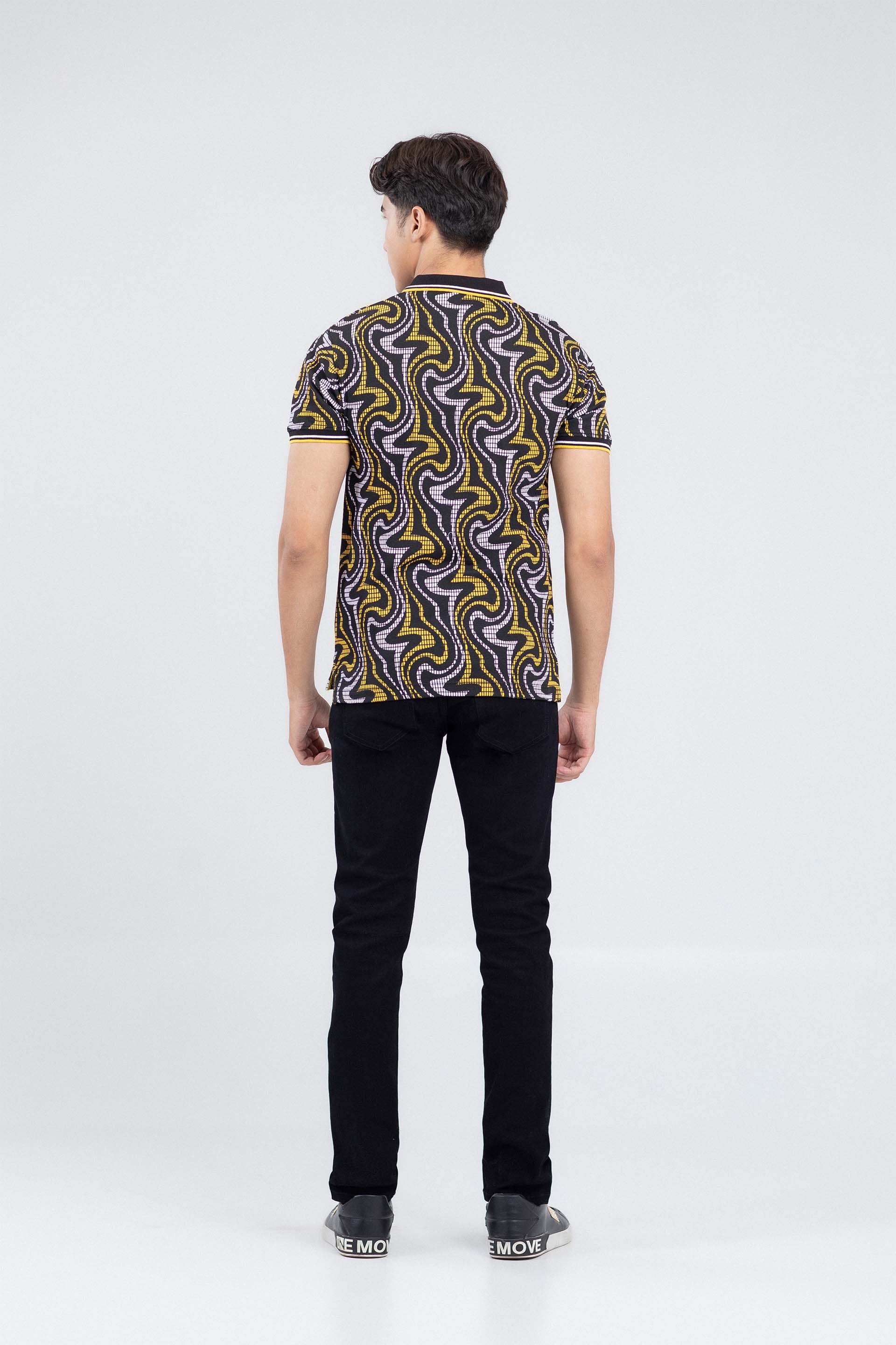 Printed Tipping Polo - Image 4