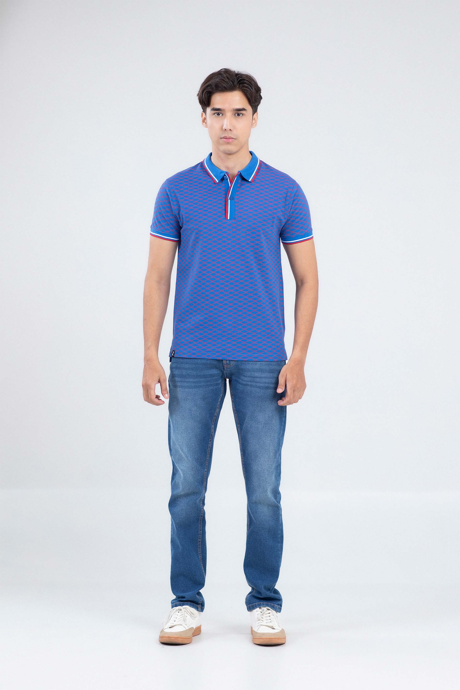 Printed Tipping Polo - Image 2