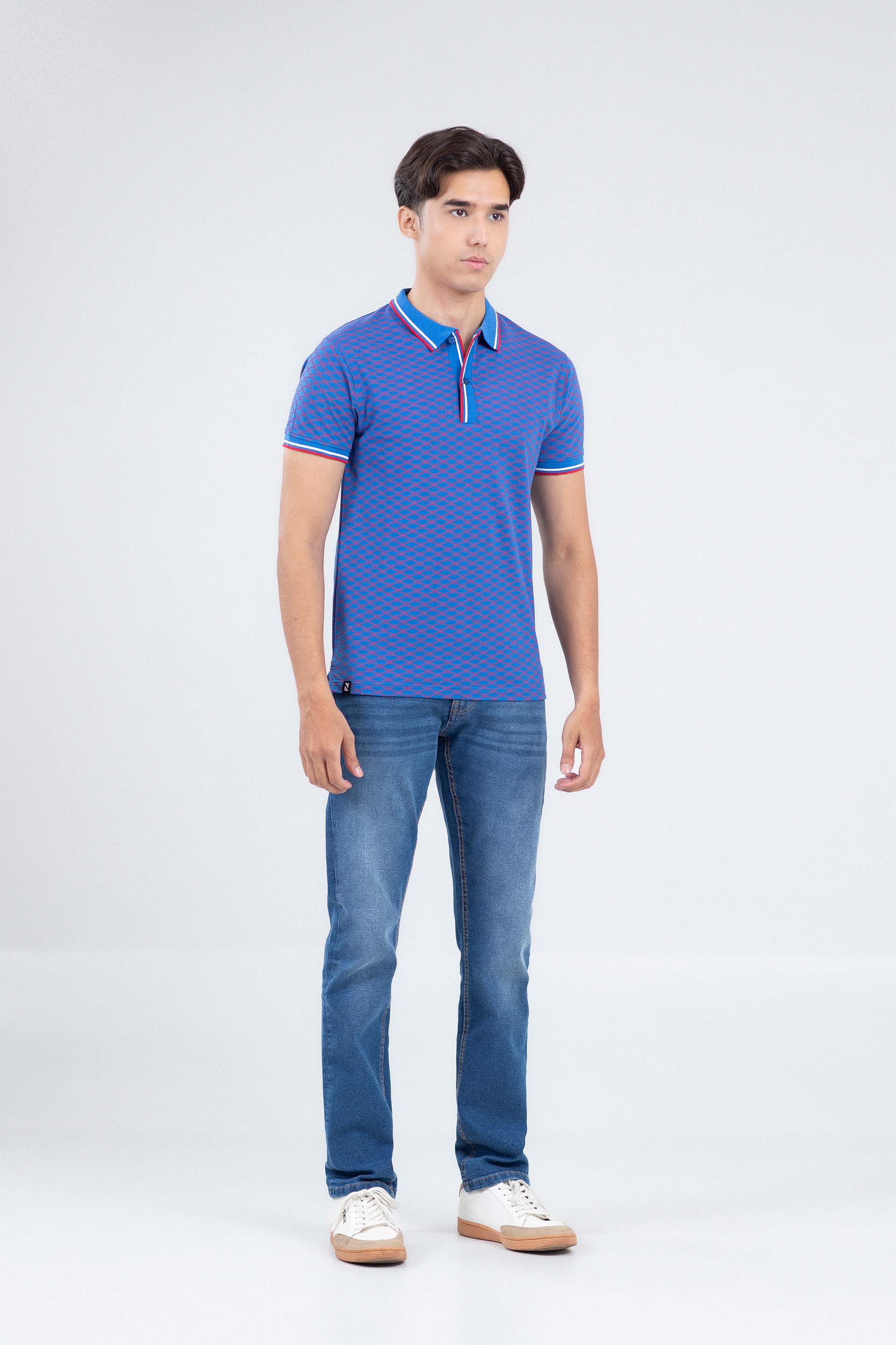Printed Tipping Polo - Image 4
