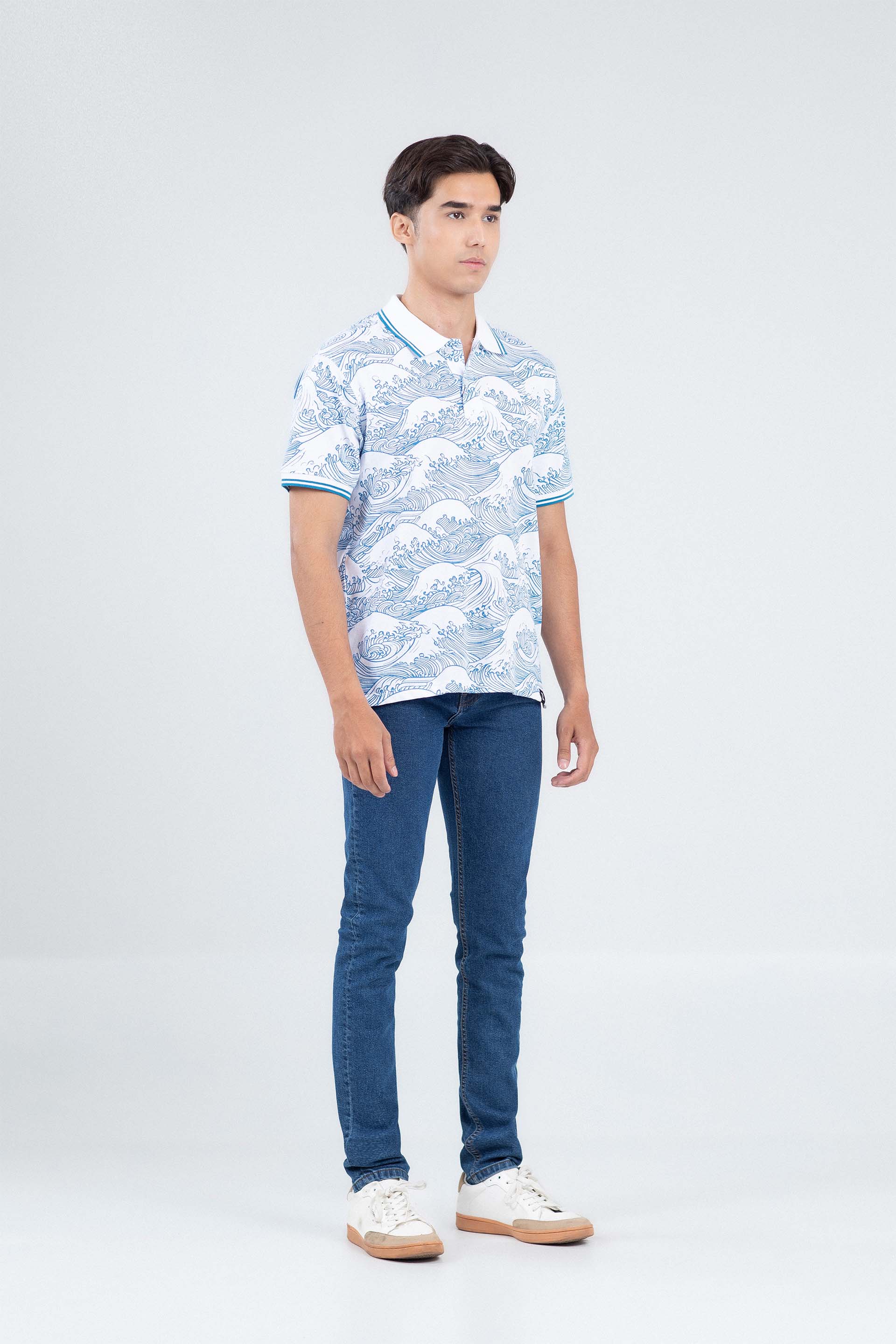 Comfort Printed Polo - Image 3
