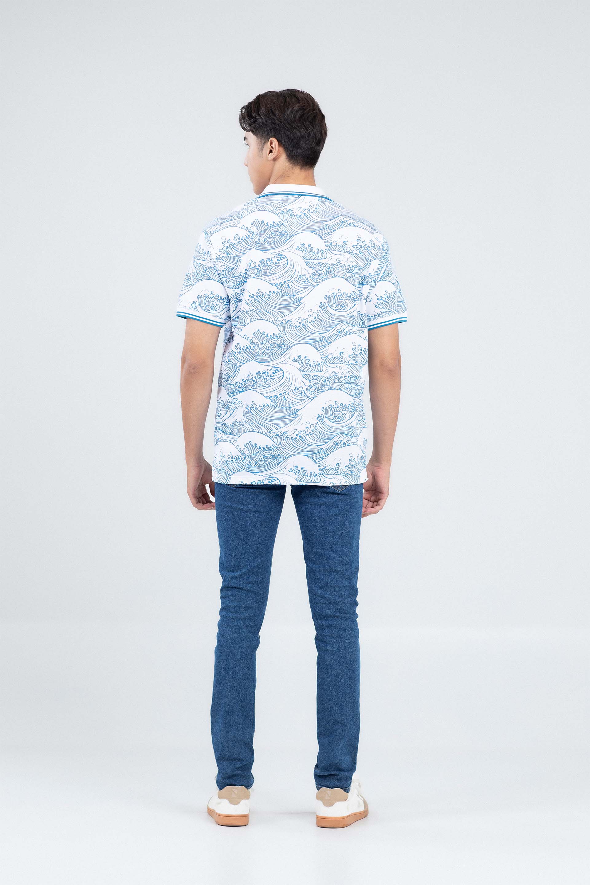 Comfort Printed Polo - Image 4