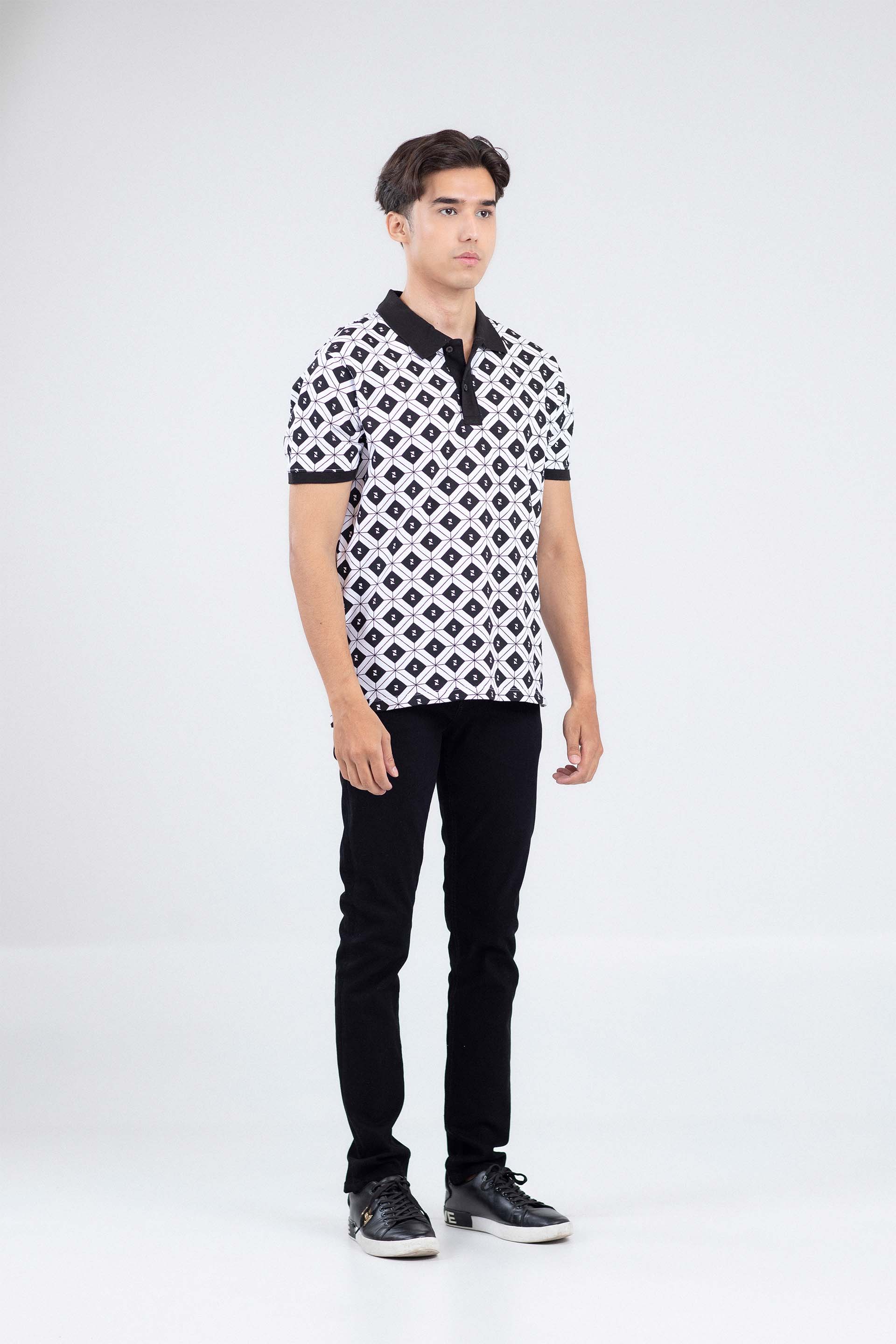 Comfort Printed Polo - Image 4