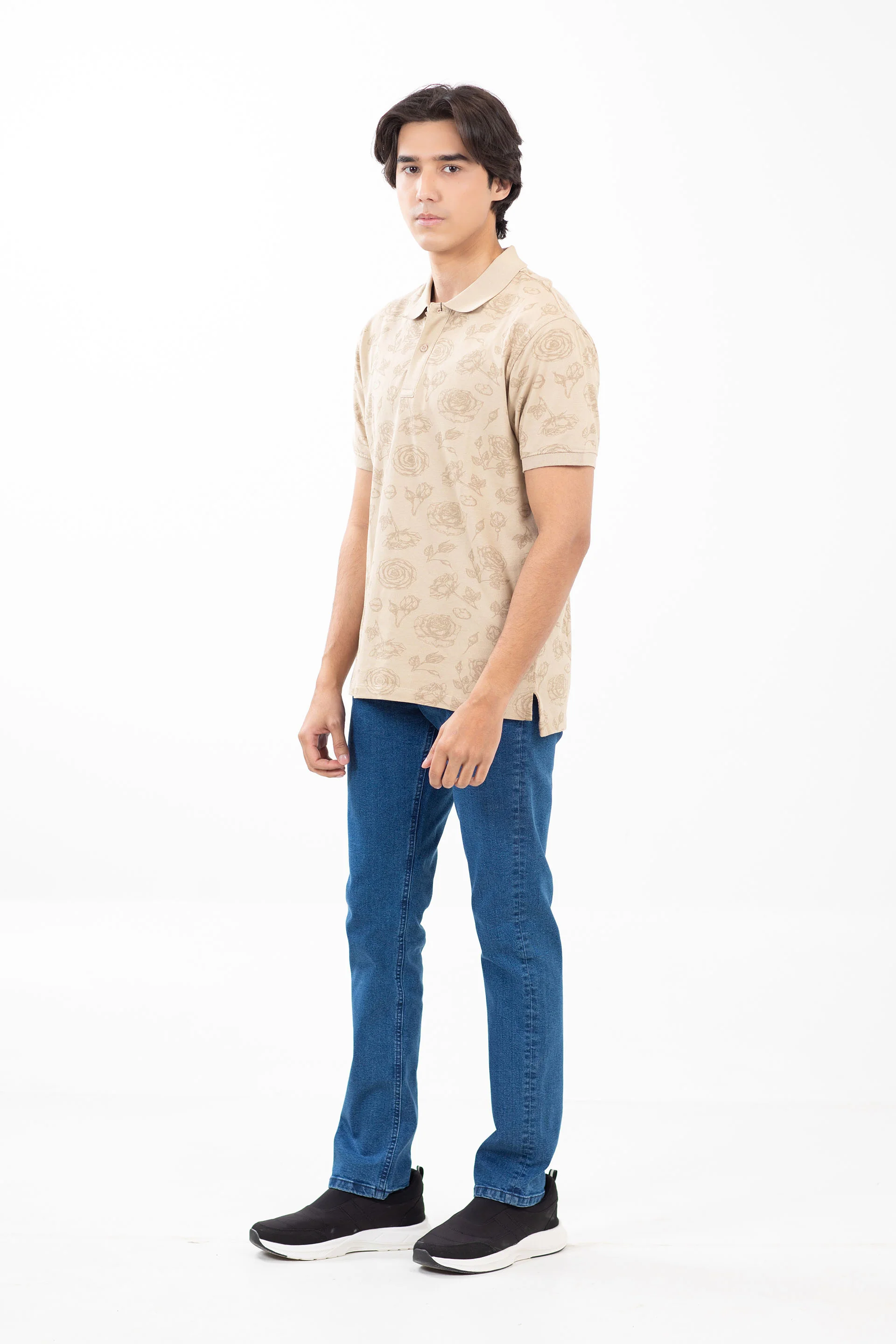 Printed Comfort Polo - Image 2