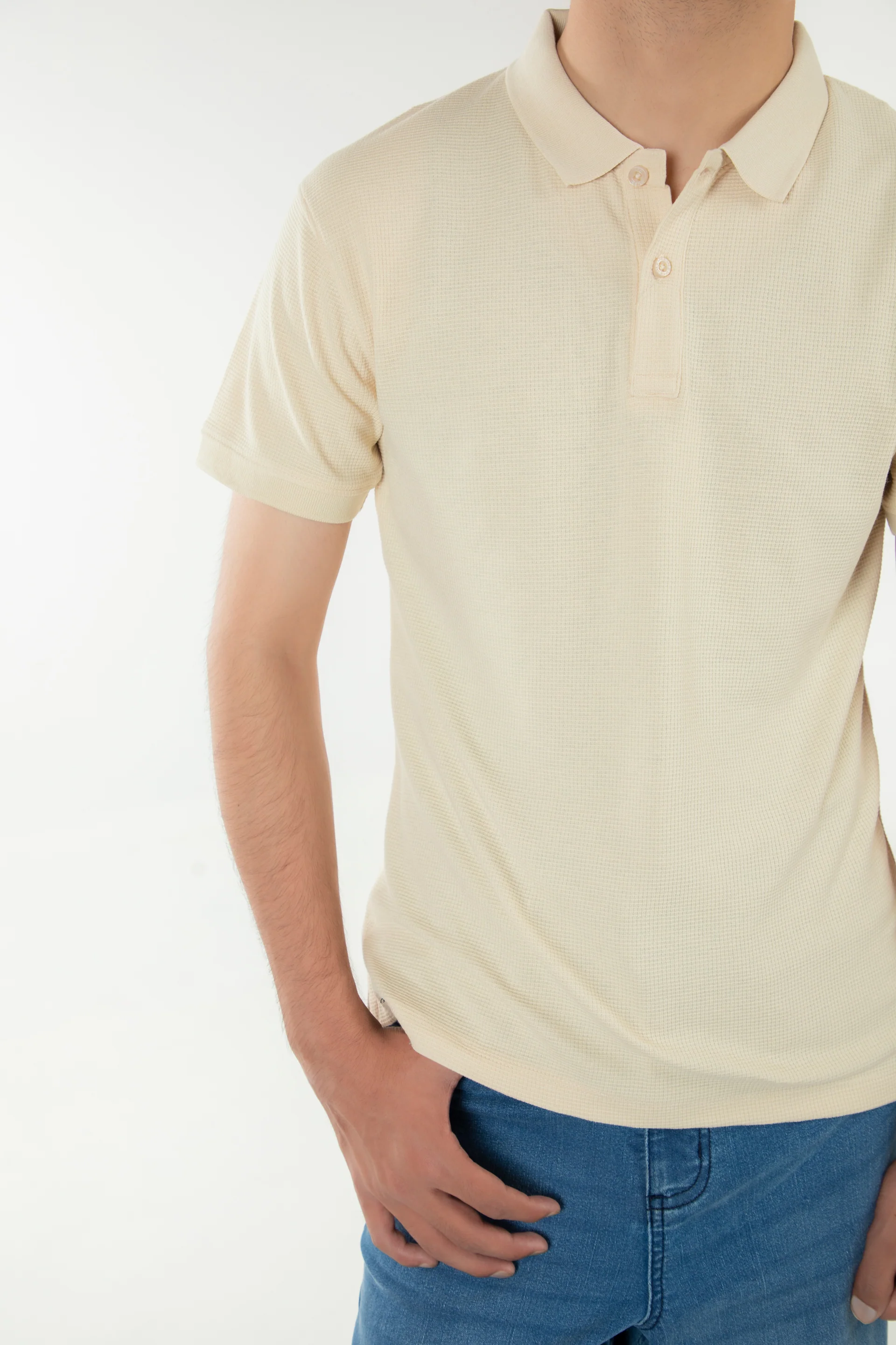 Waffle Regular Polo - Image 2