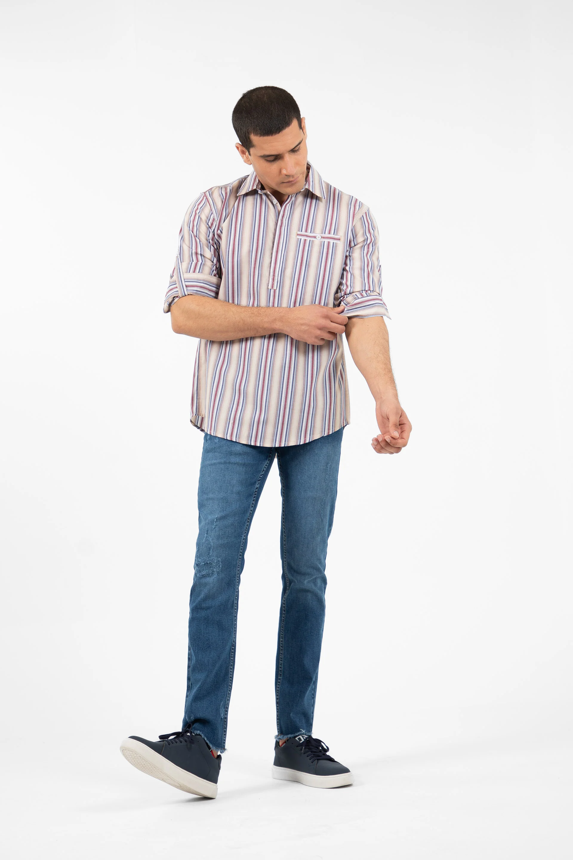 Comfort Tunic Shirt Brown - Image 3