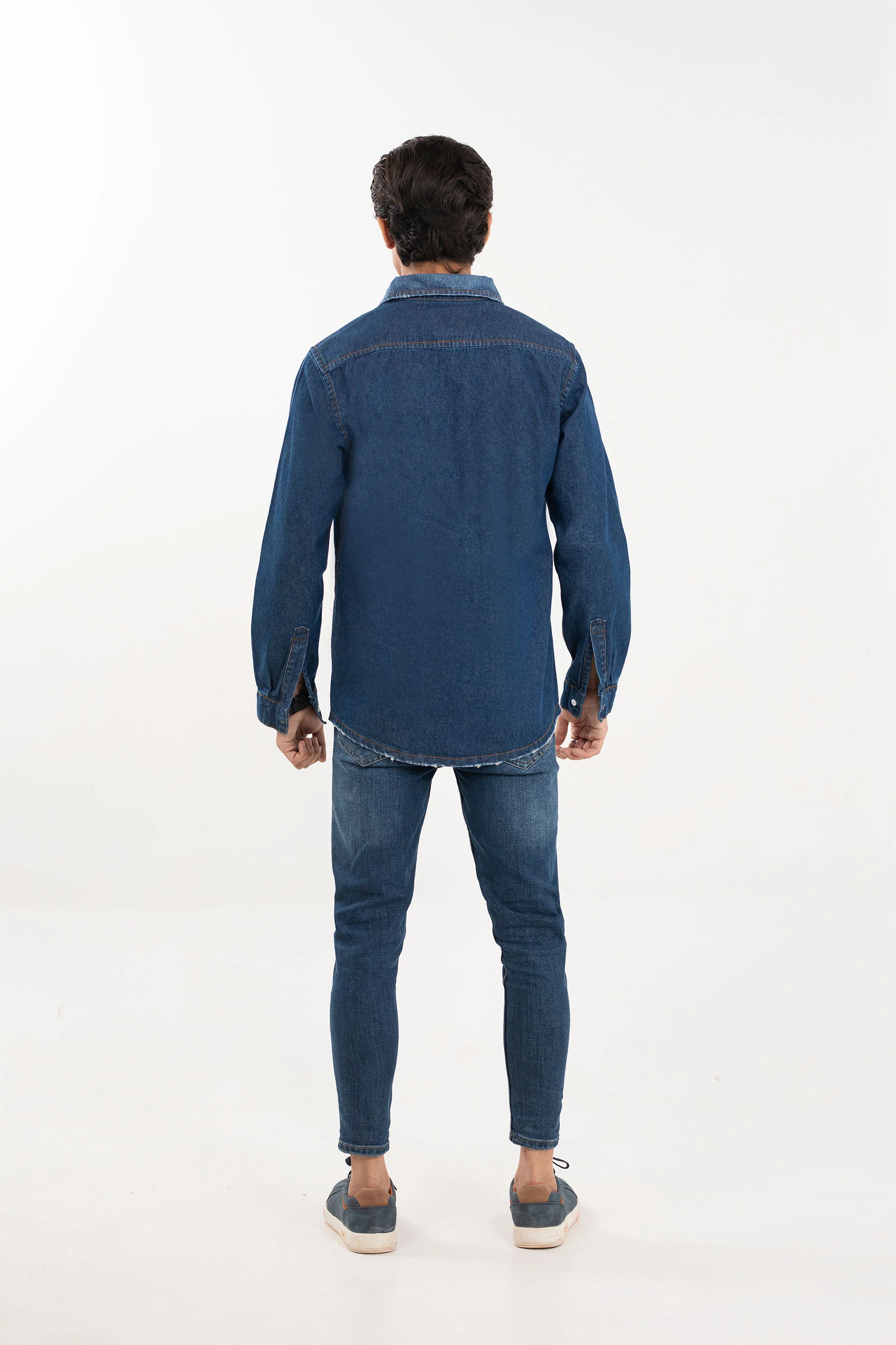 Printed Denim Shirt - Image 3
