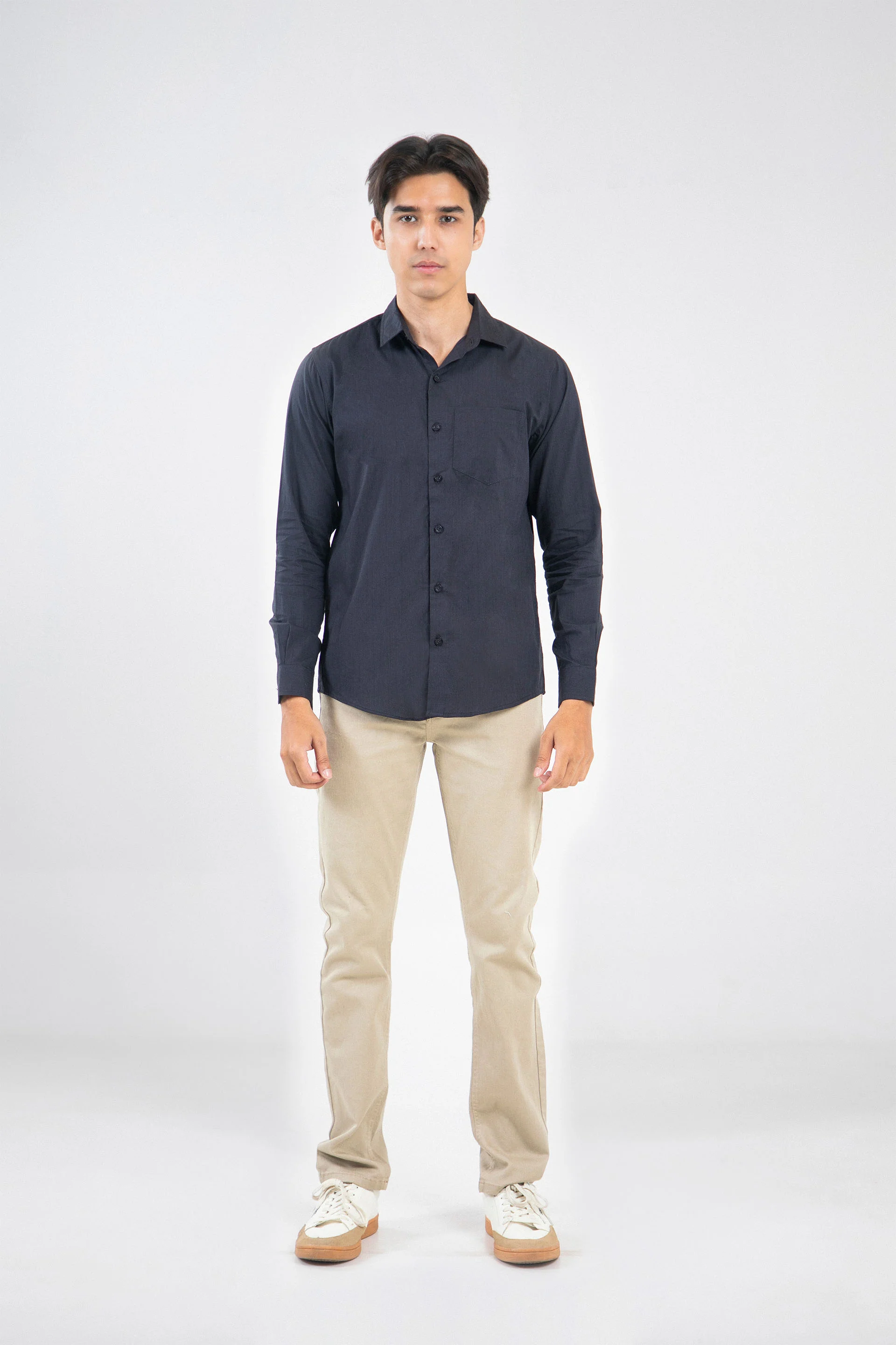 Textured Slim Shirt - Image 2