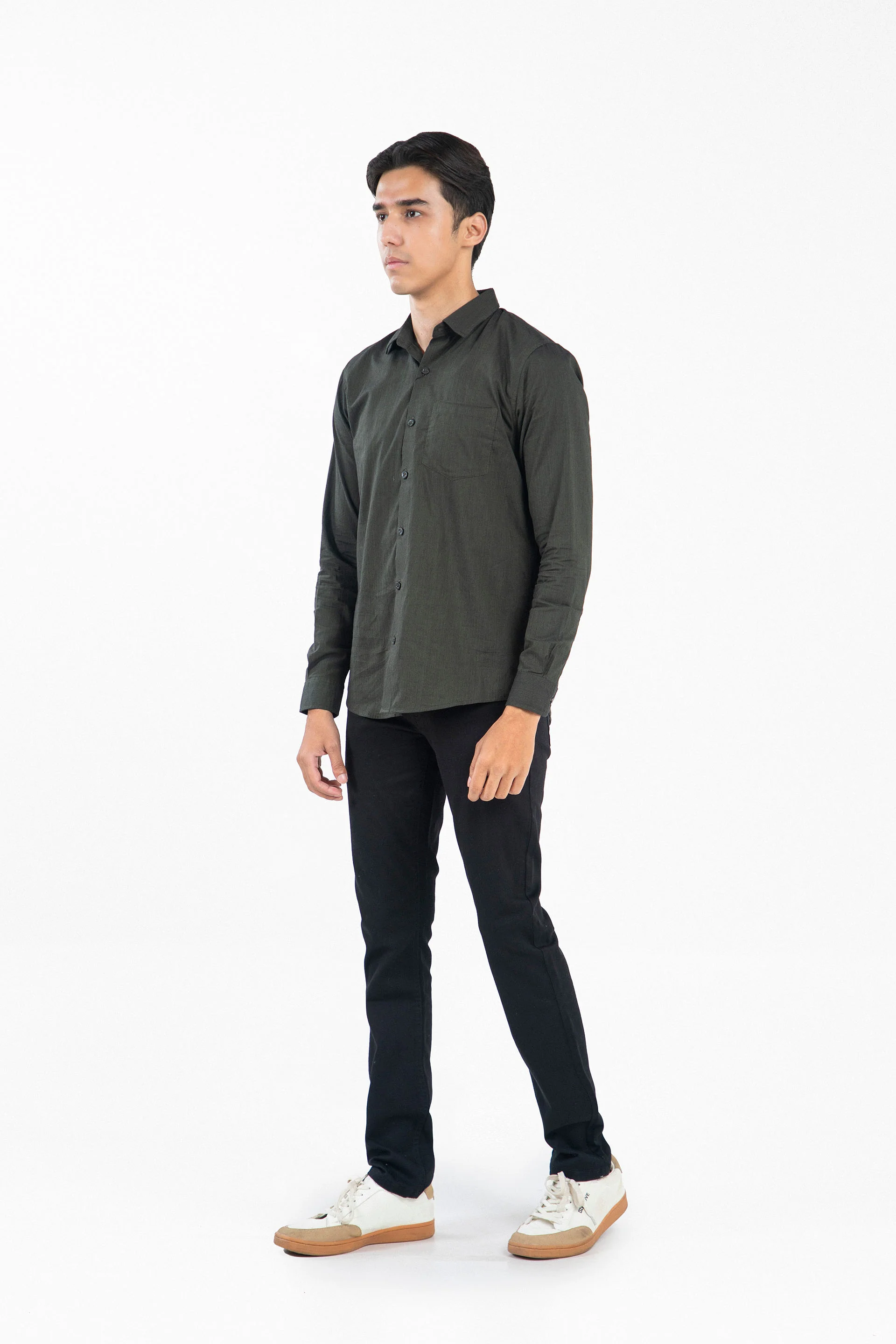 Textured Slim Shirt - Image 2