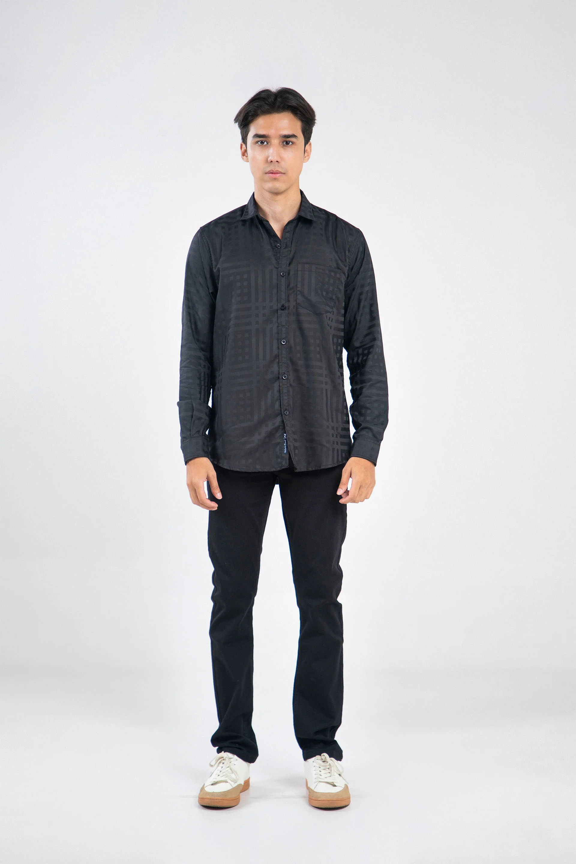 Textured Slim Shirt - Image 2