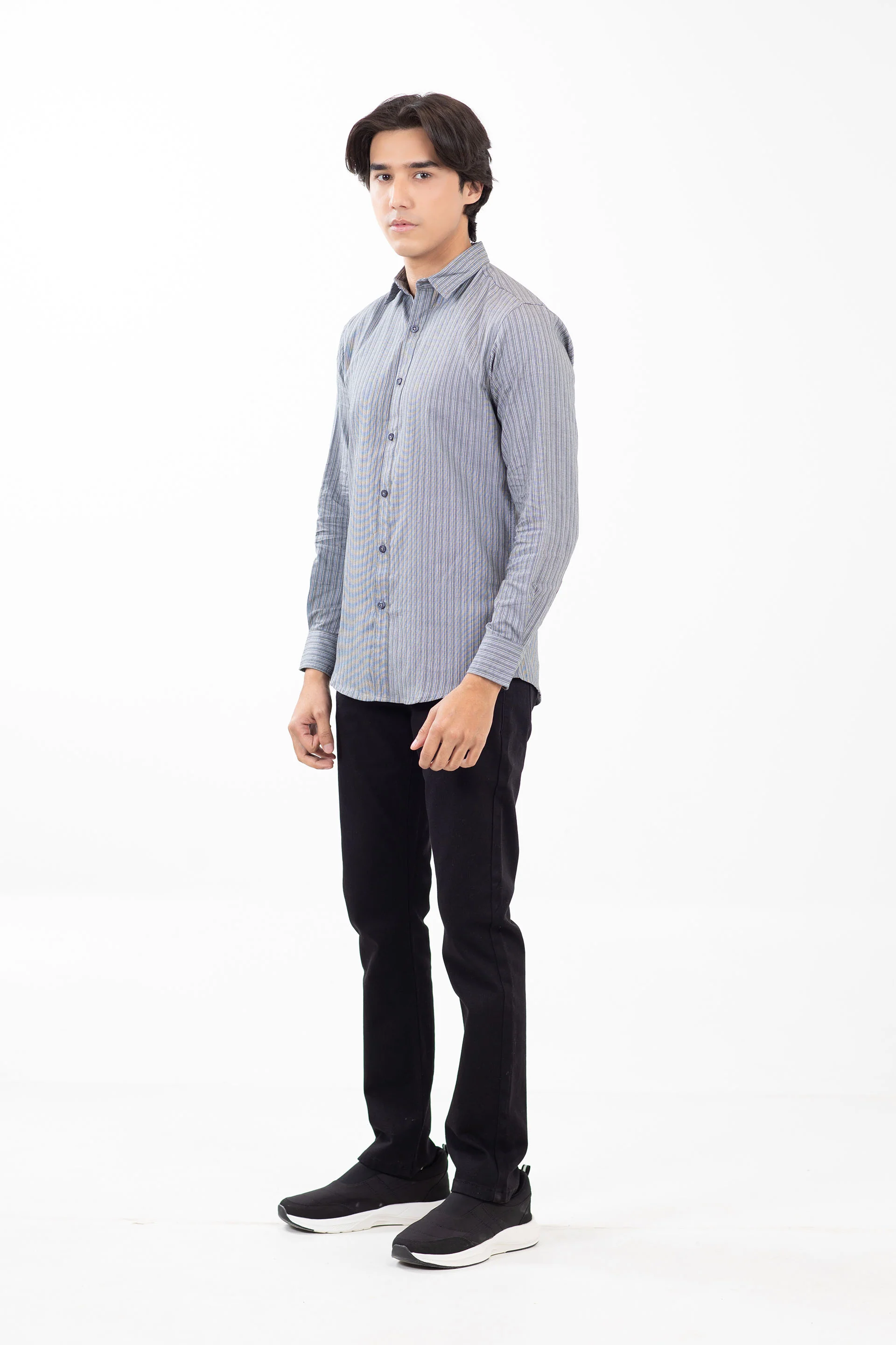 Stripe Slim Fit Shirt - Image 2