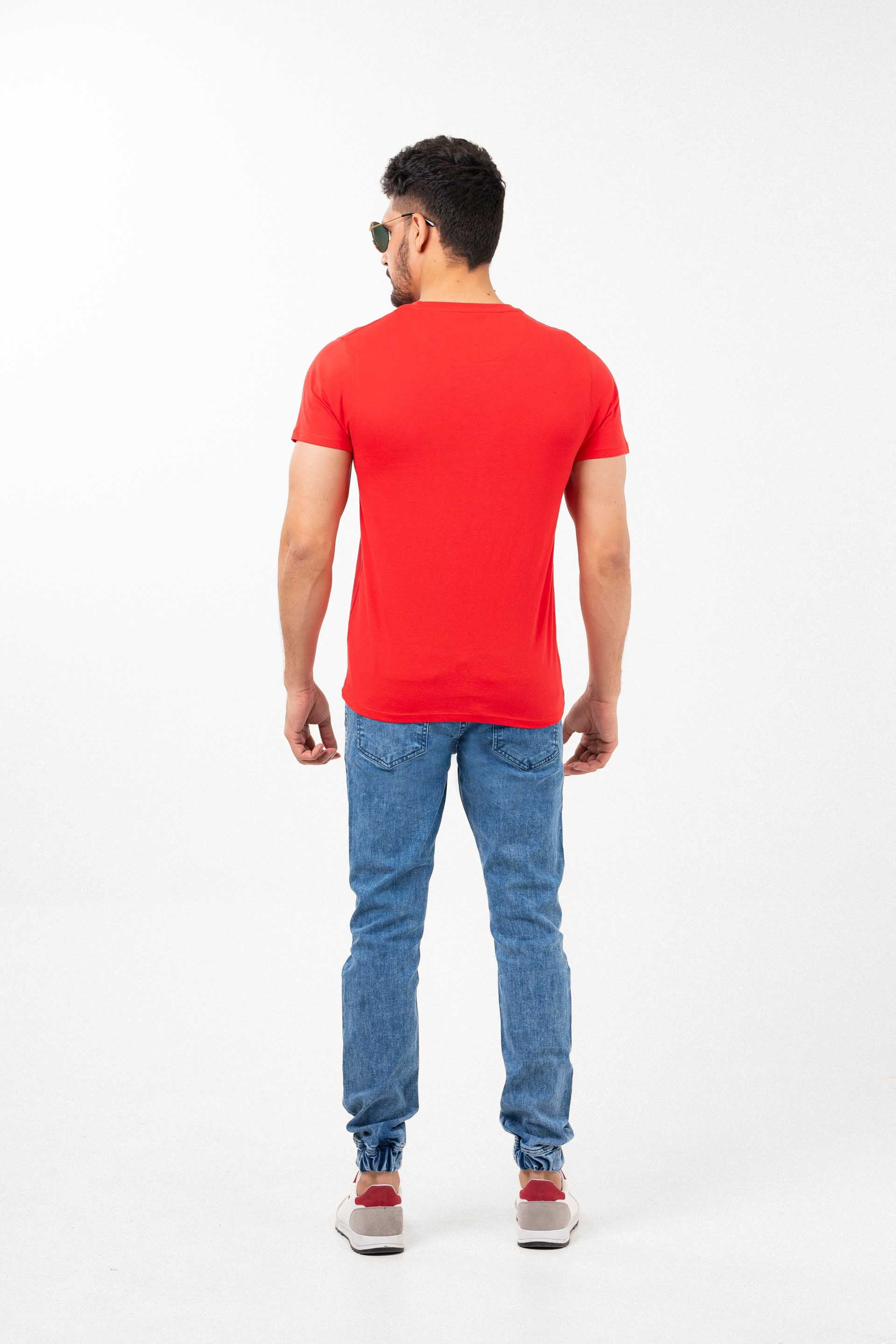 Slogan tee Red - Image 4