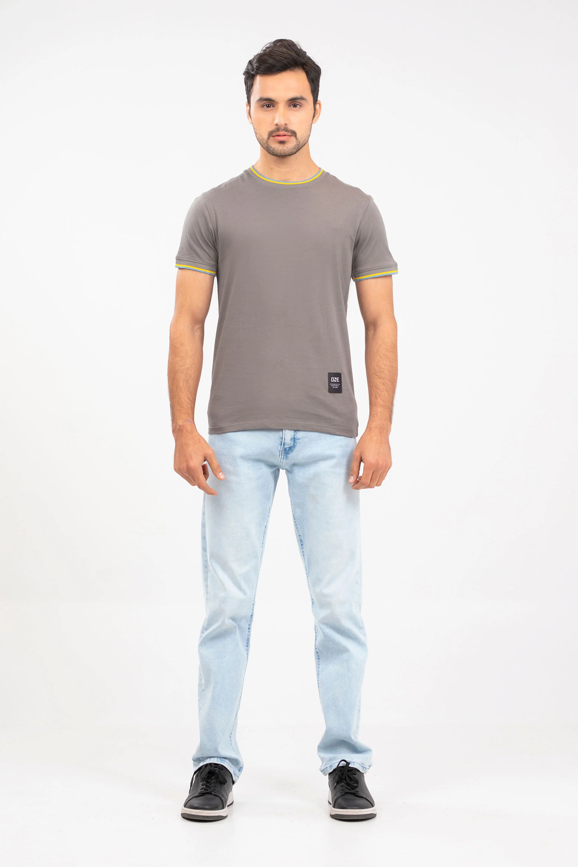 Contrasting Ringer Tee - Image 2