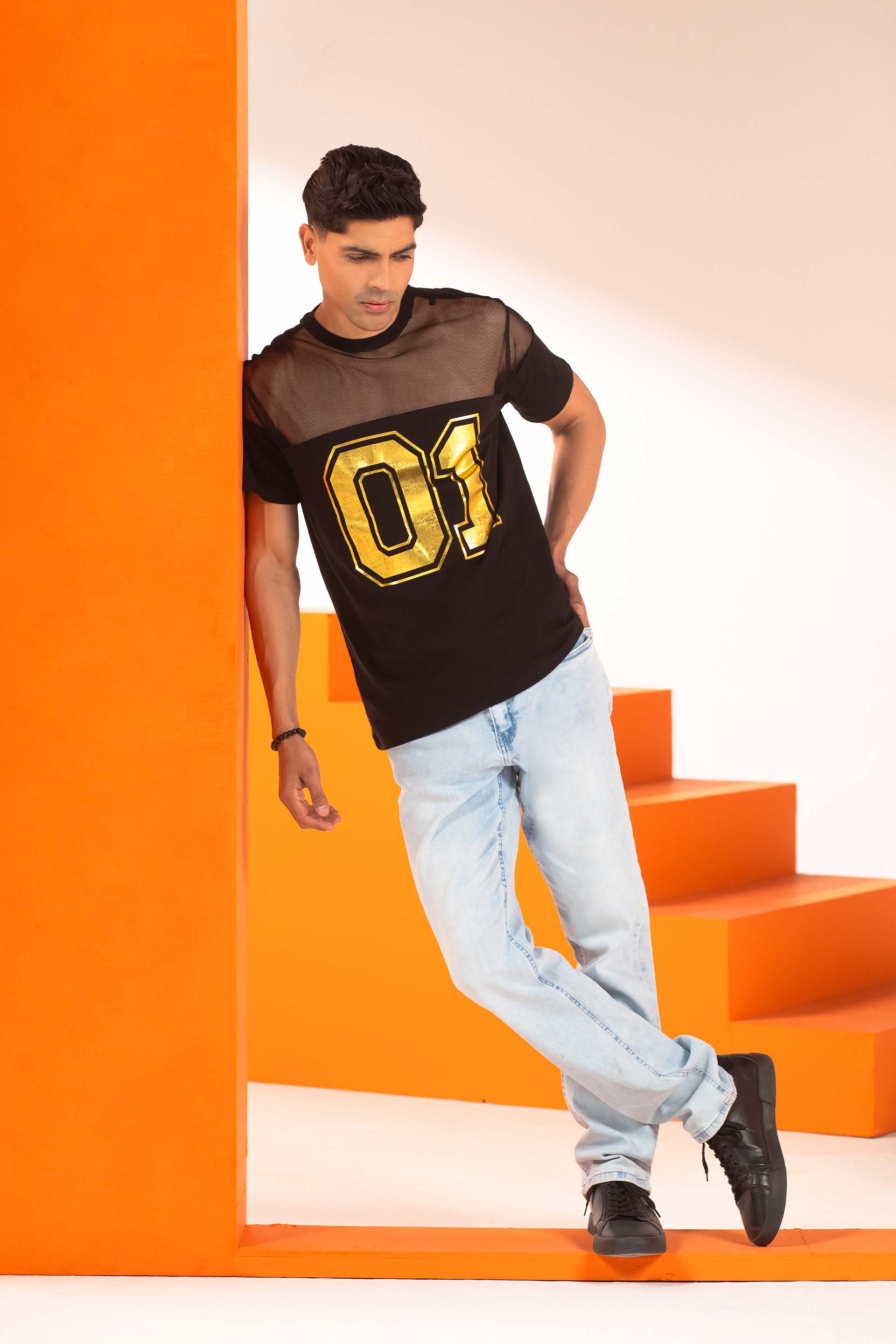 Comfort Contrasting Tee - Image 2