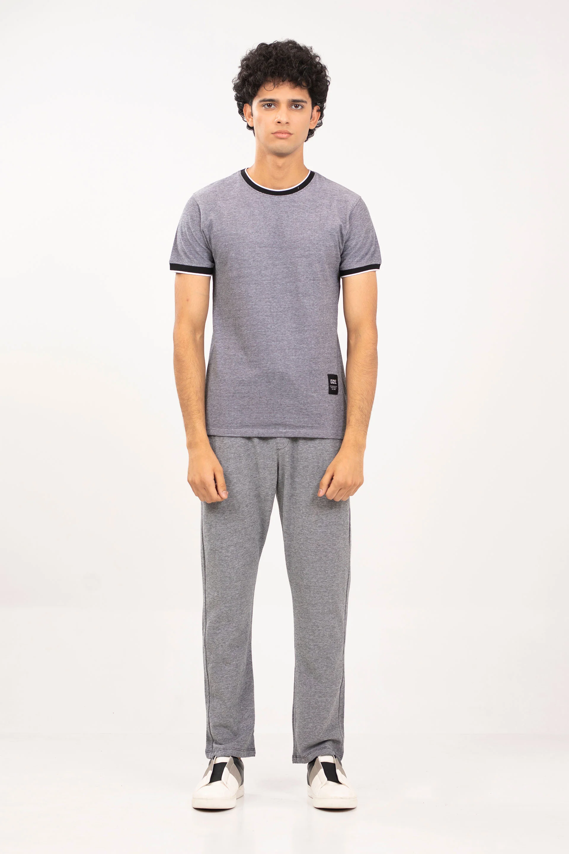 Textured Ringer Tee
