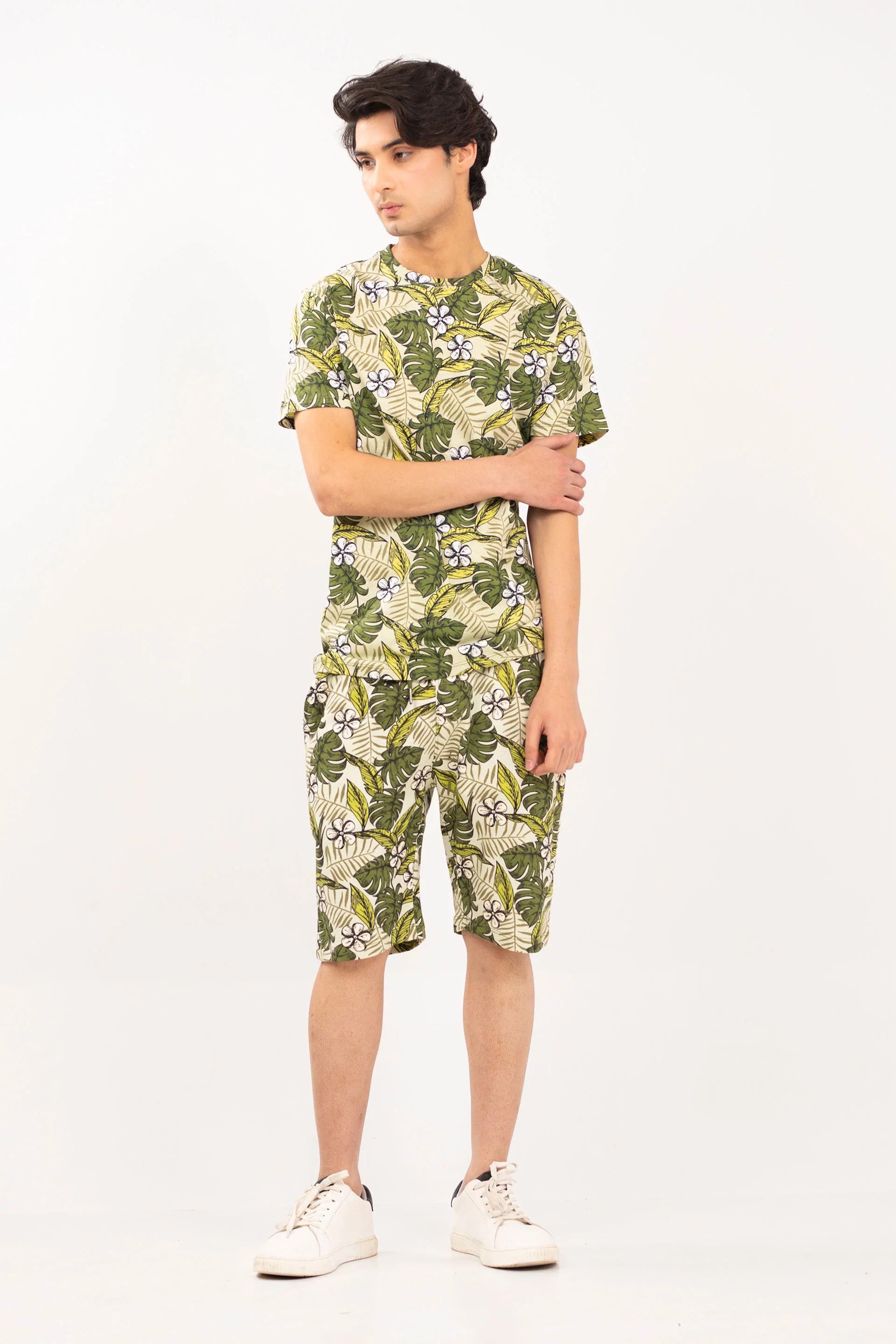 Tropical Printed Tee - Image 4