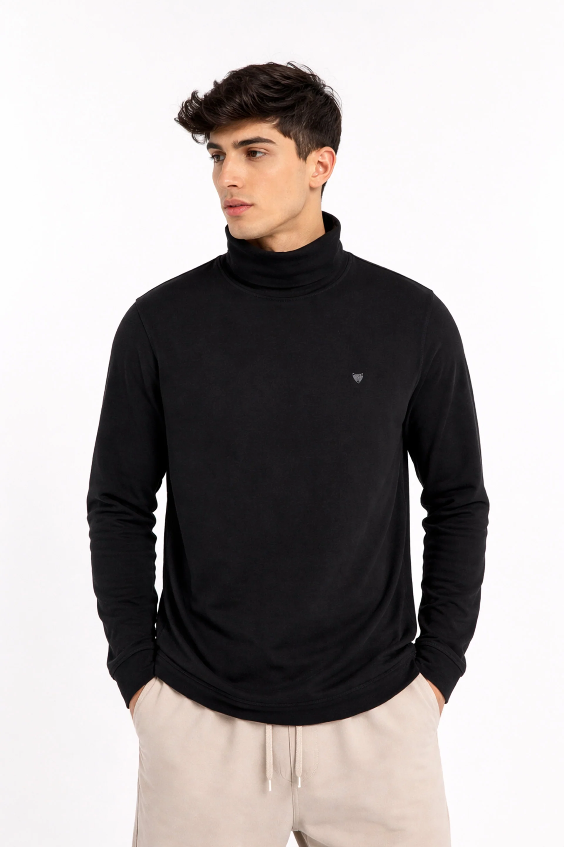 Basic High Neck Tee