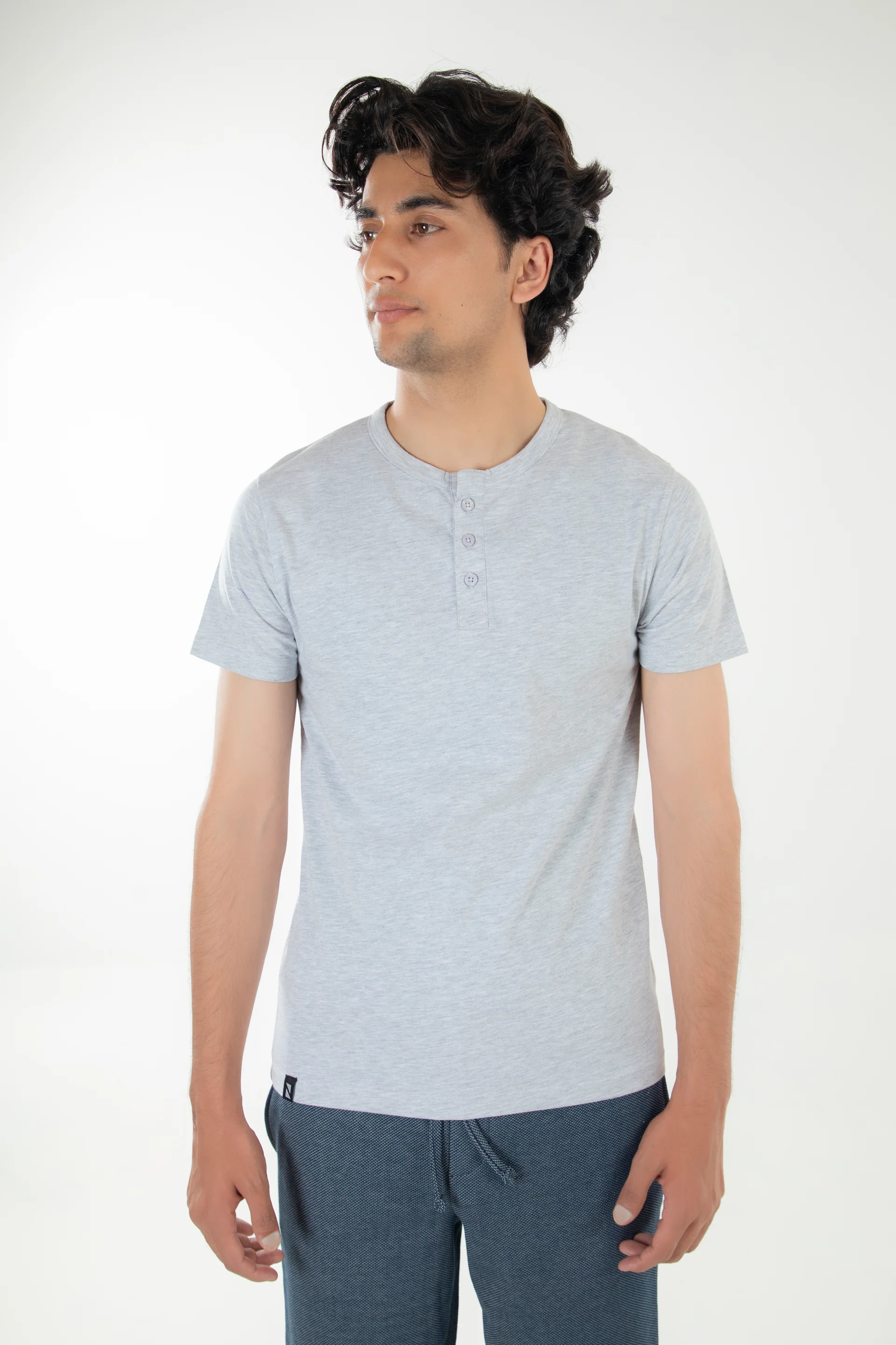 Basic Henley Tee - Image 3