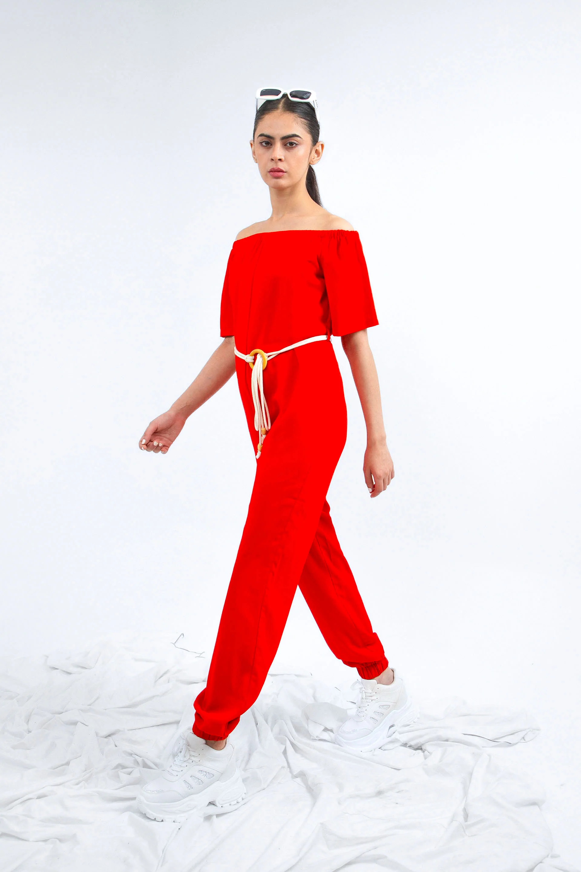 Off Shoulder Jumpsuit - Image 3