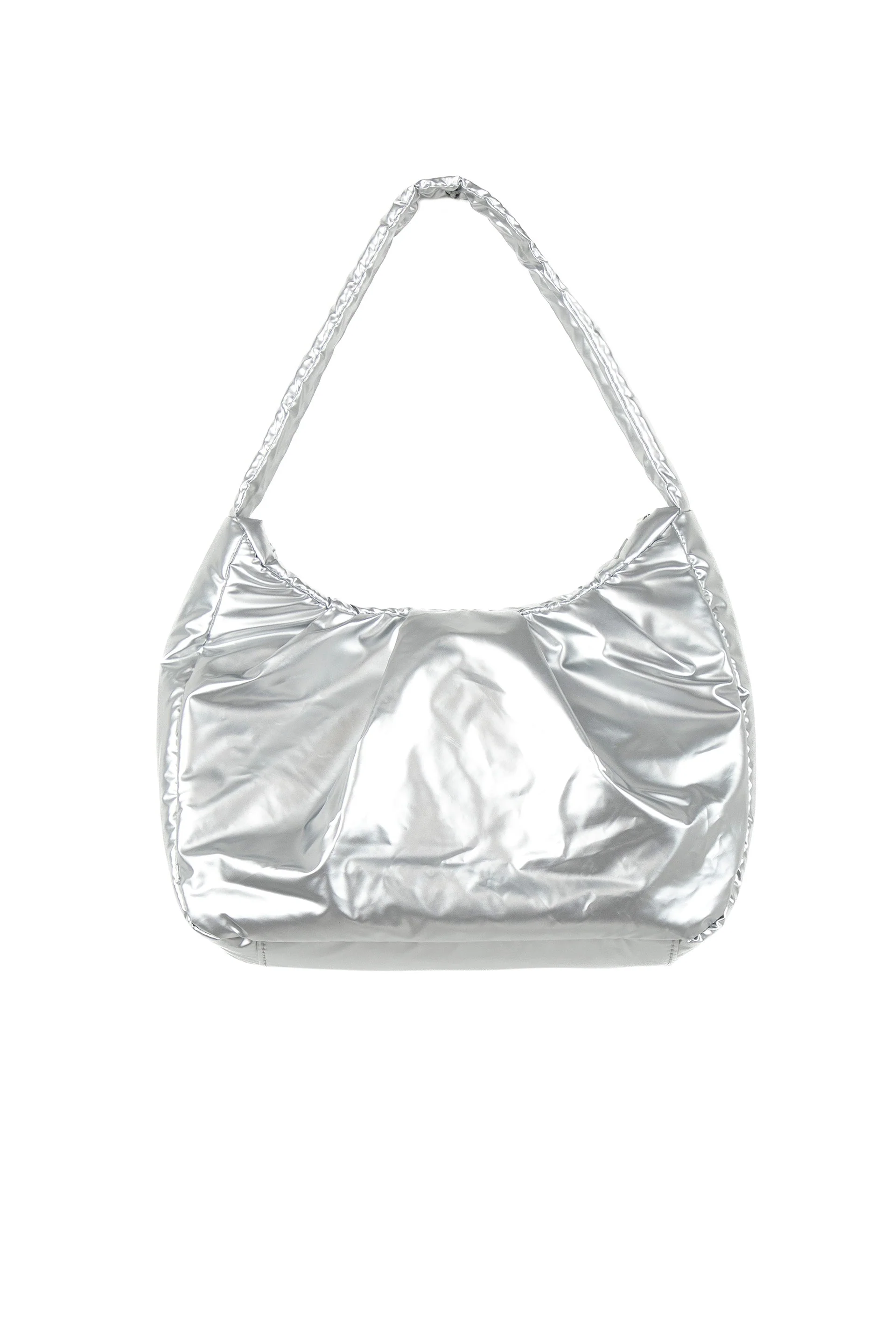 Pleated Bag Silver - Image 2