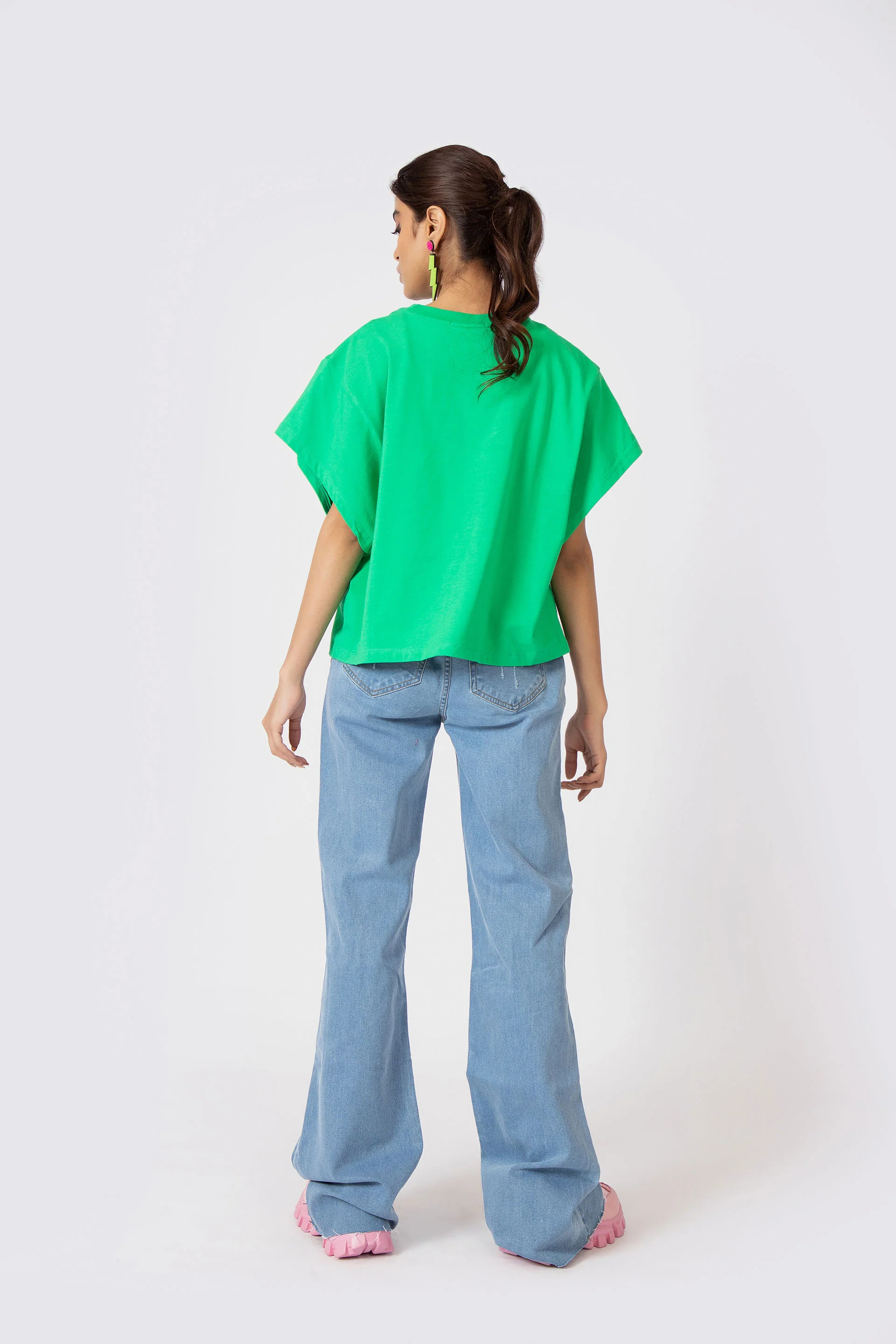 Beltless Wide Jeans - Image 5